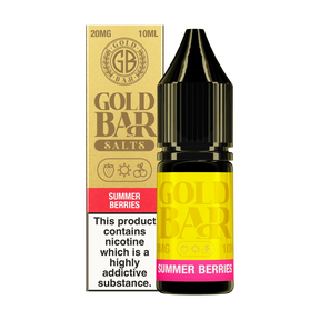 Gold Bar - Summer Berries 10ml E Liquid Nicotine Salt