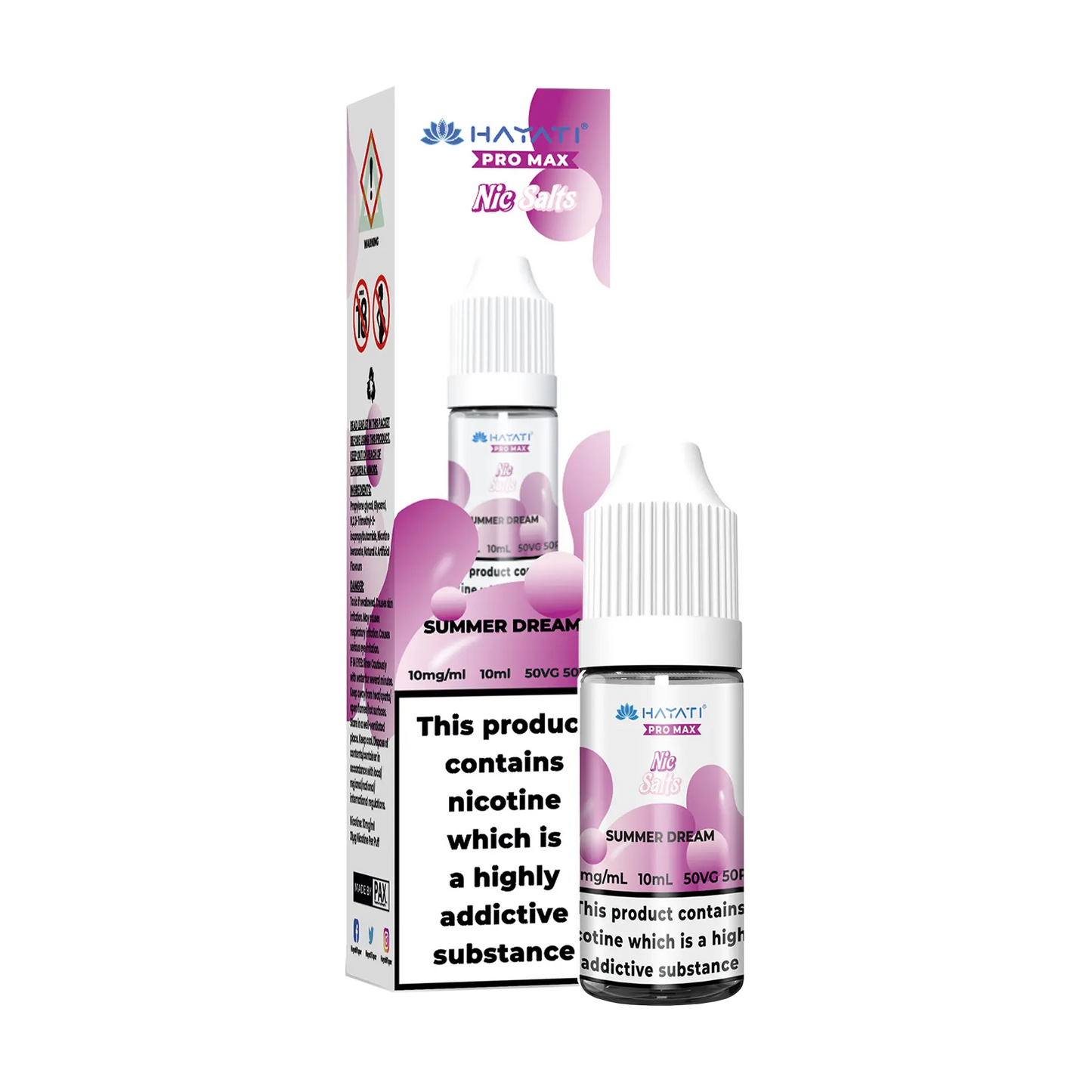 Hayati Pro Max 10ml E Liquid Nicotine Salt