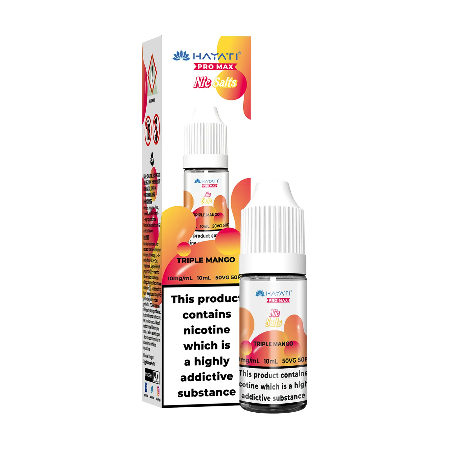 Hayati Pro Max 10ml E Liquid Nicotine Salt