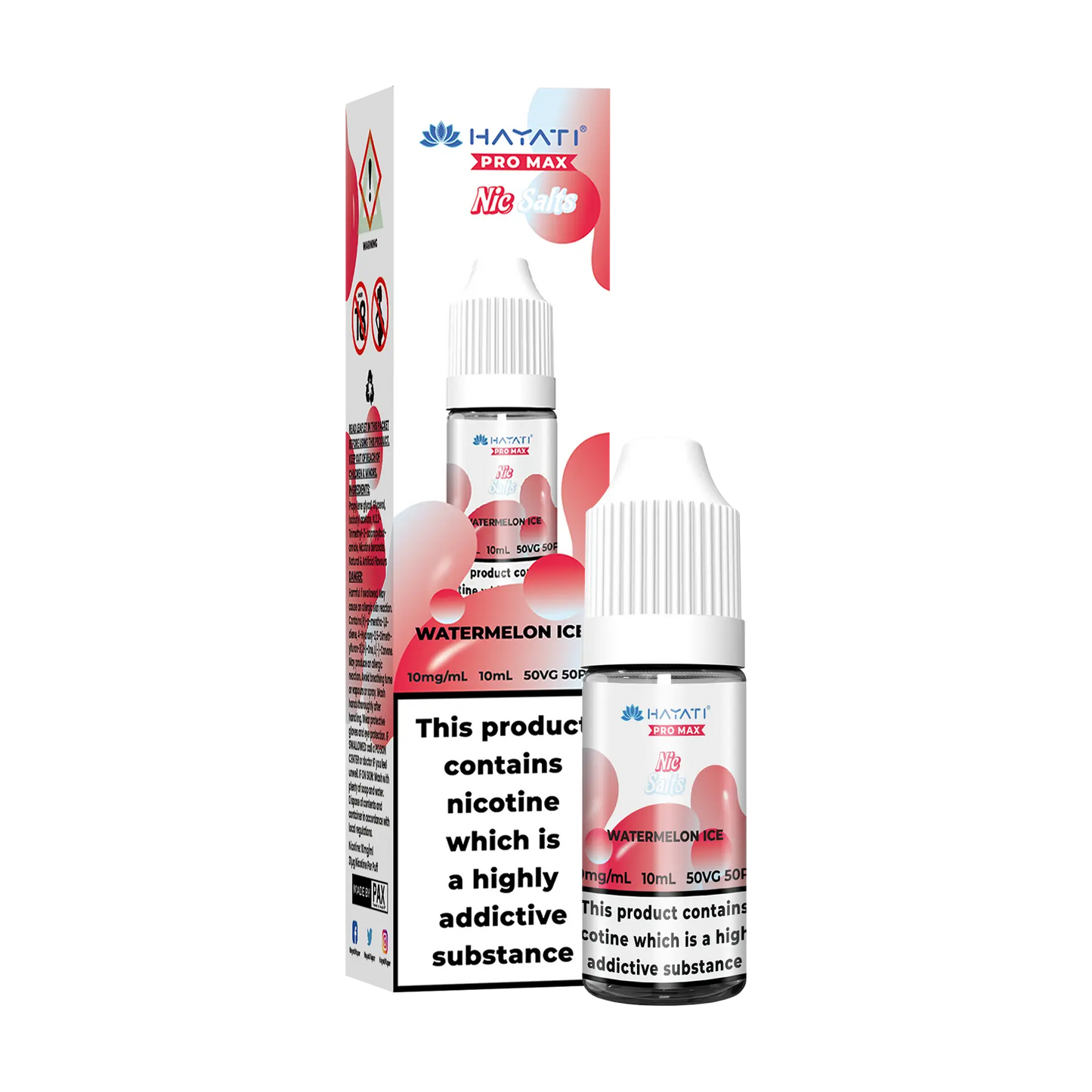 Hayati Pro Max 10ml E Liquid Nicotine Salt