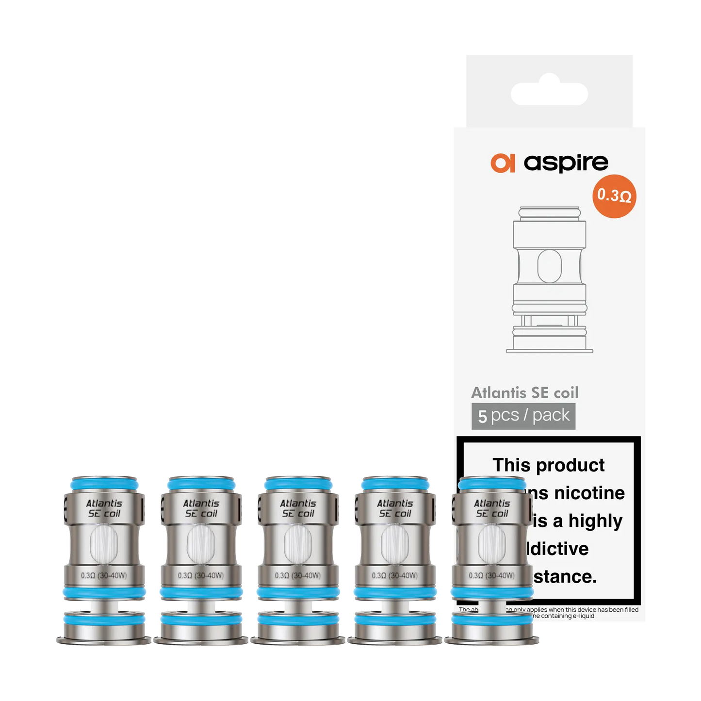 Aspire Atlantis Mesh Coils - 0.3 ohm