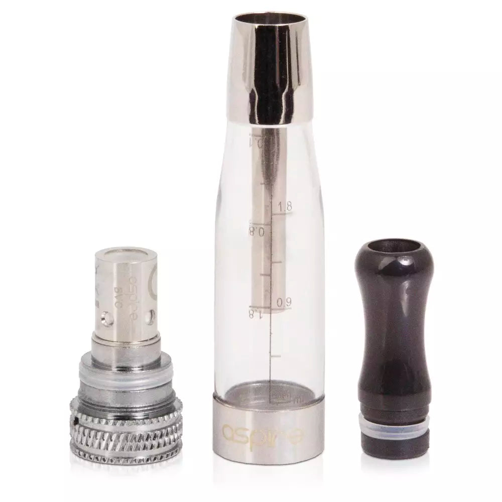 The one that started it all. Utilizing Aspire's most popular ever coil; the BVC (Bottom Verticle Coil). Did you quit smoking using a CE5?
