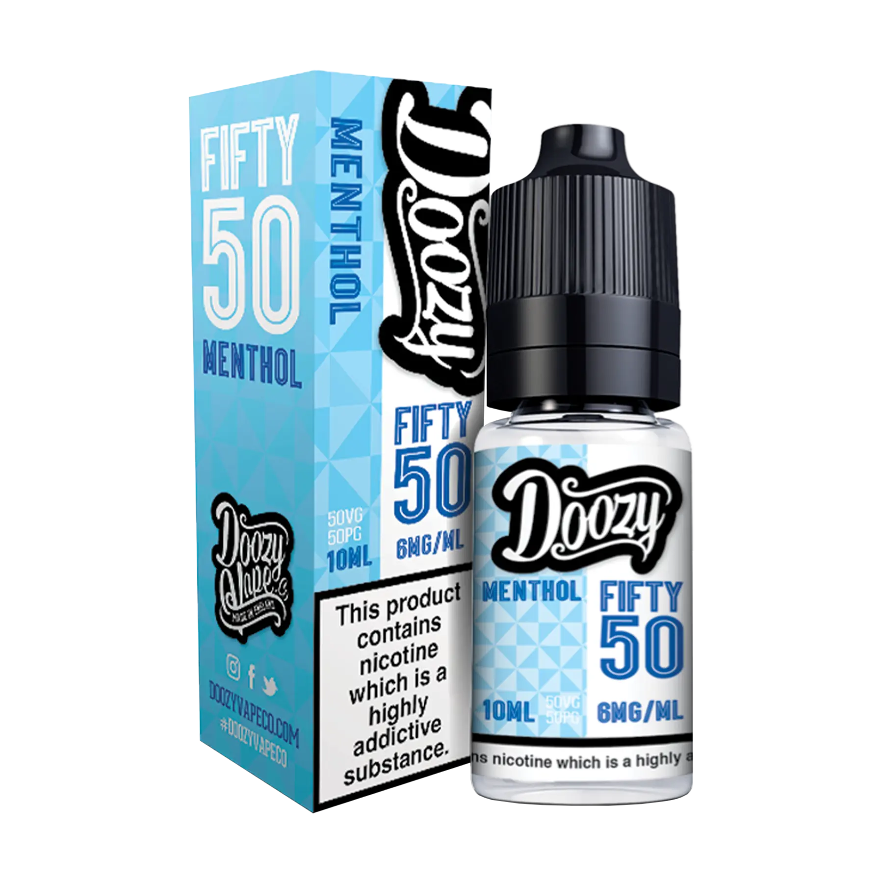 Doozy Fifty 50 - 10ml E Liquid Freebase Nicotine