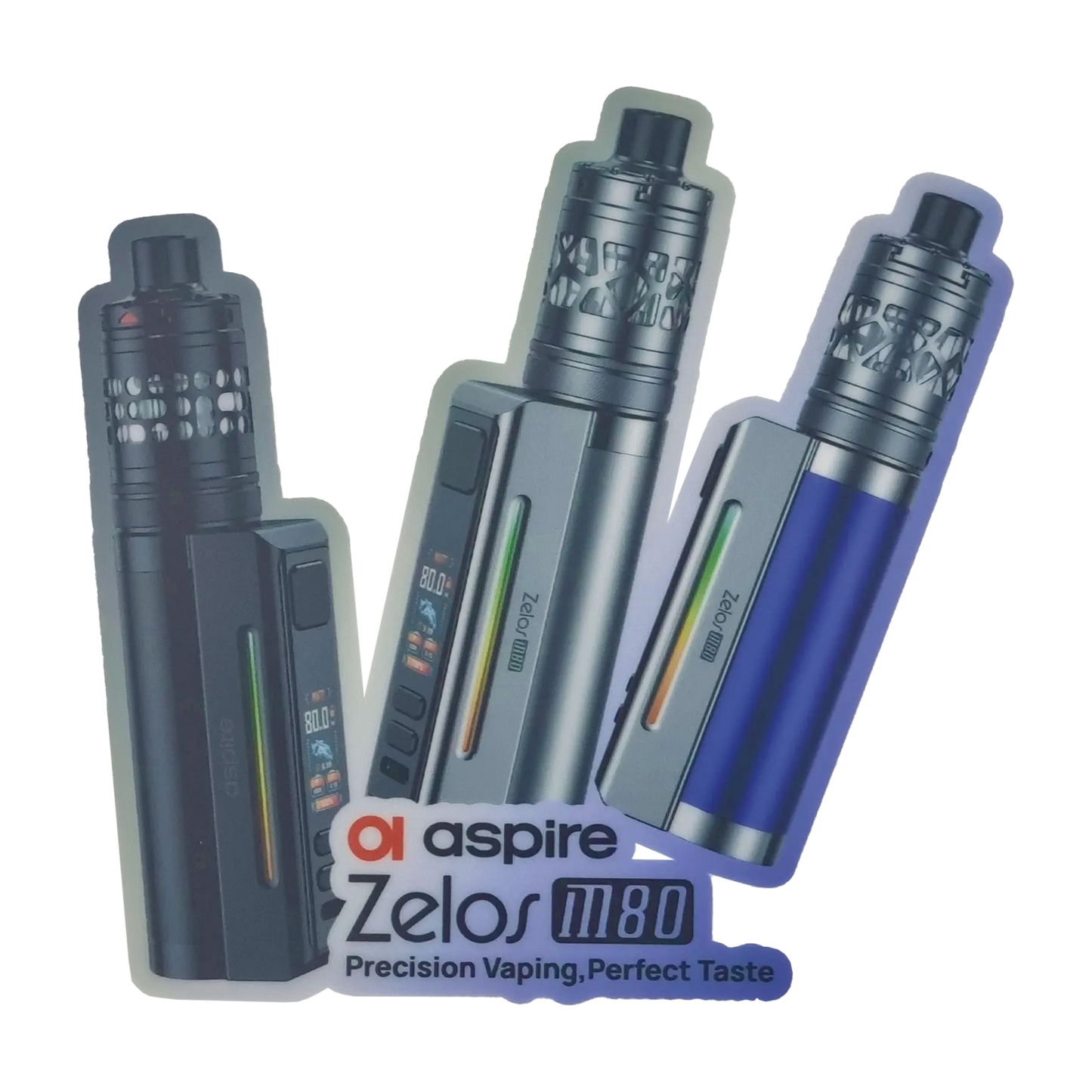 Aspire Window Stickers - Zelos M80