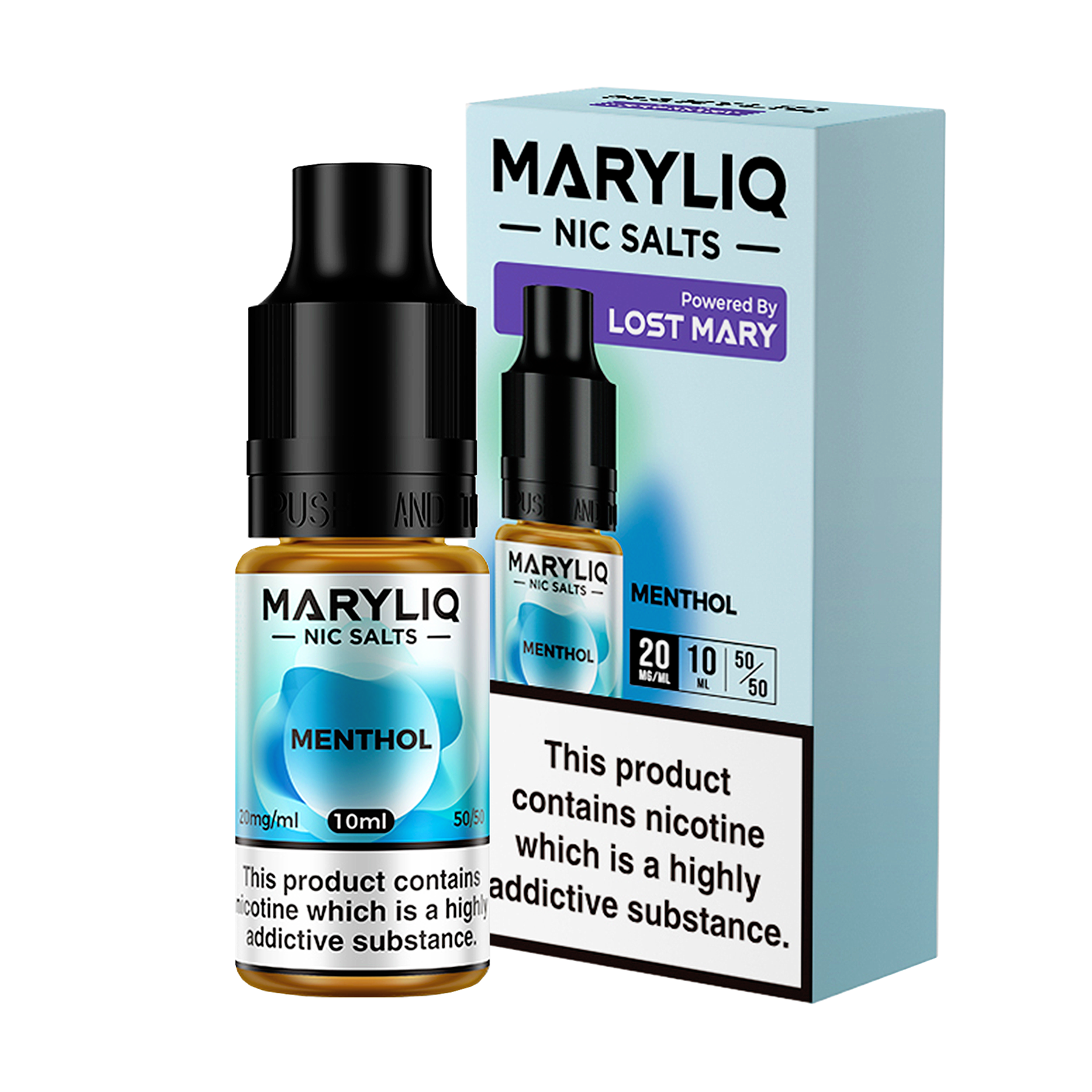 Maryliq - Menthol 10ml E Liquid Nicotine Salt