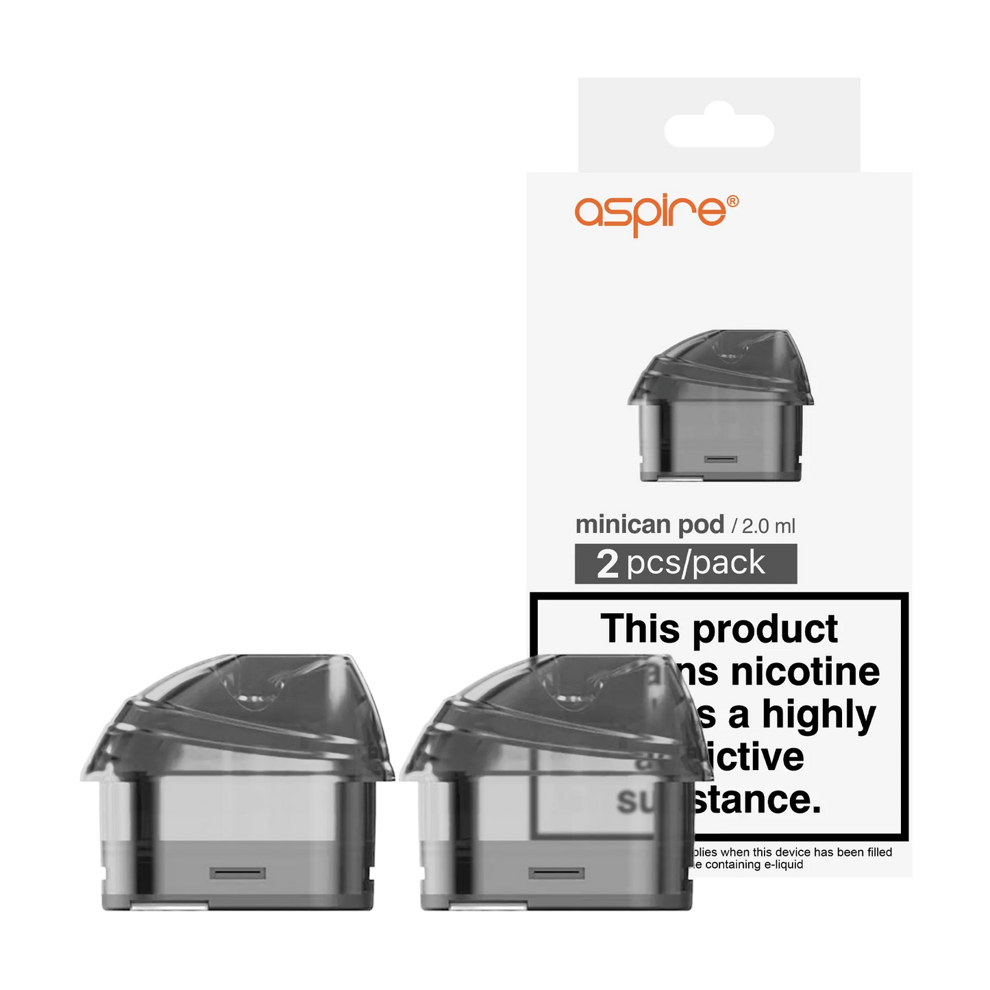 Aspire Minican Pods - 1.2 ohm Mesh
