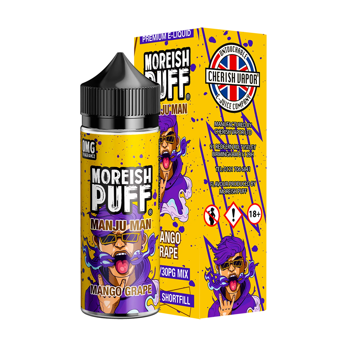 Manju Man 100ml E Liquid Shortfill