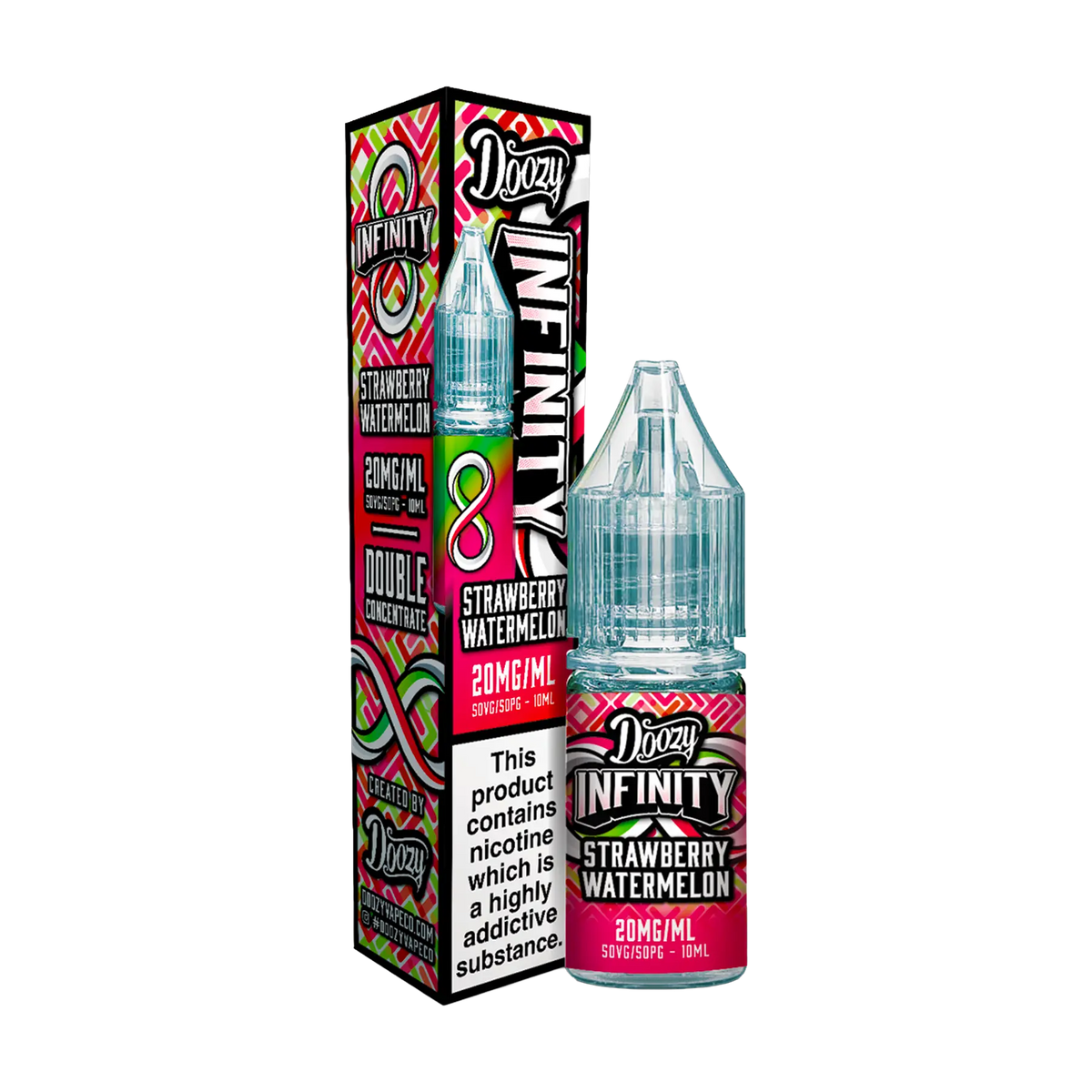 Doozy Infinity 10ml Nicotine Salt - Strawberry Watermelon