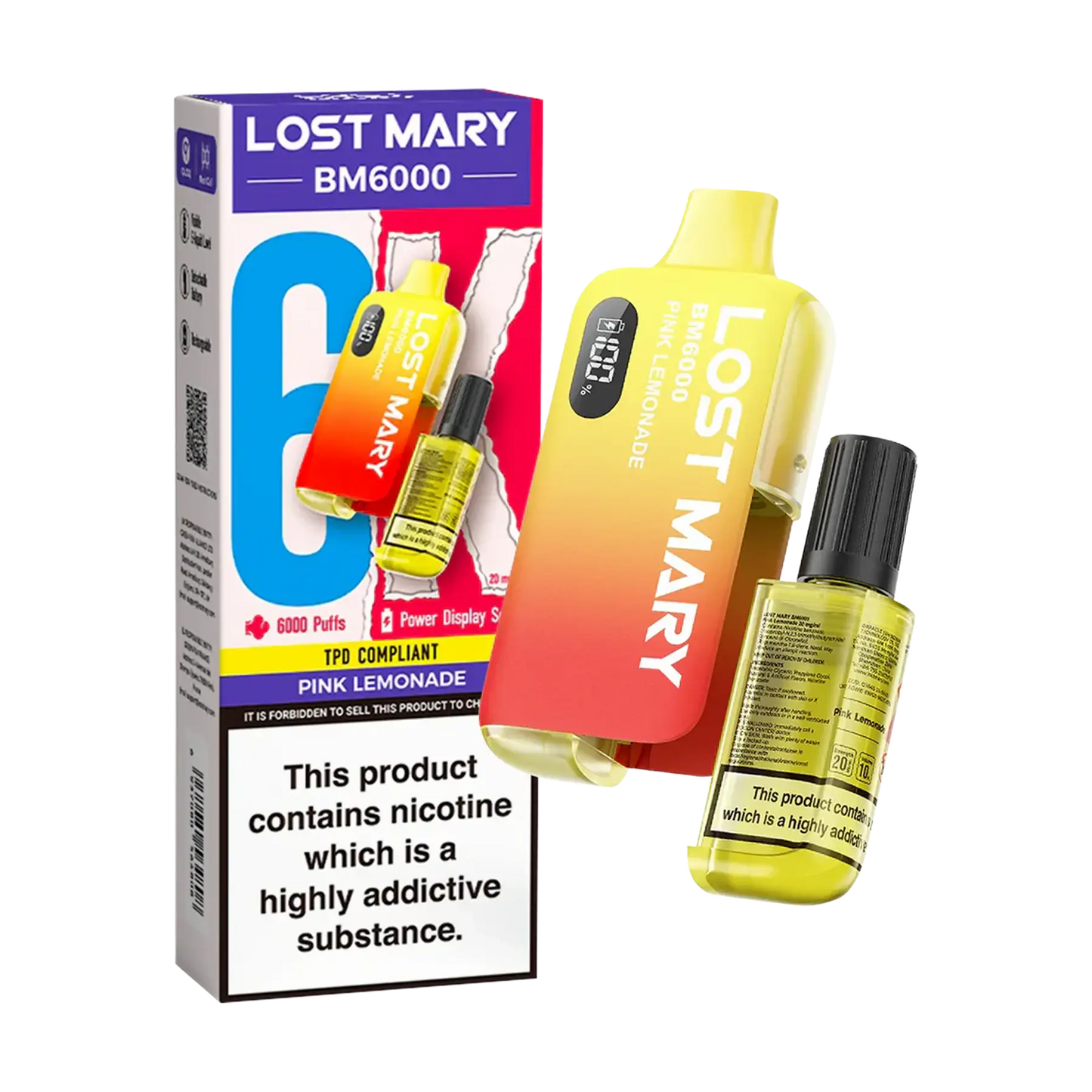Lost Mary BM6000 Prefilled Vape Kit - 20mg