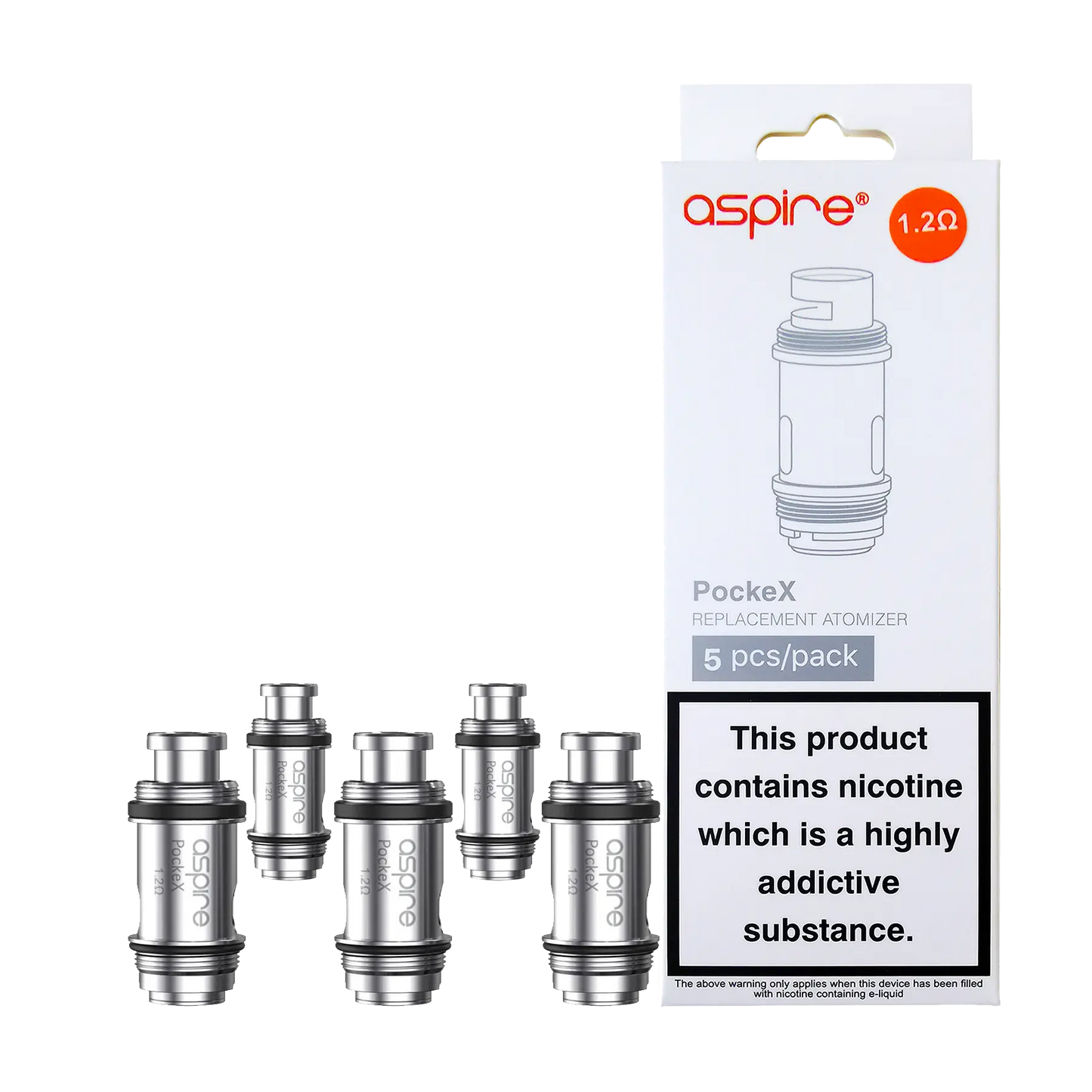 Aspire PockeX Coils 5 Pack