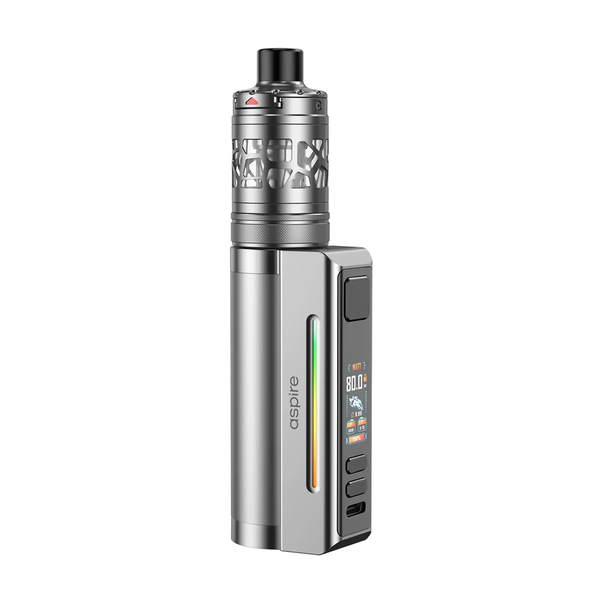 Aspire Zelos M80 Mouth To Lung Kit - Silver