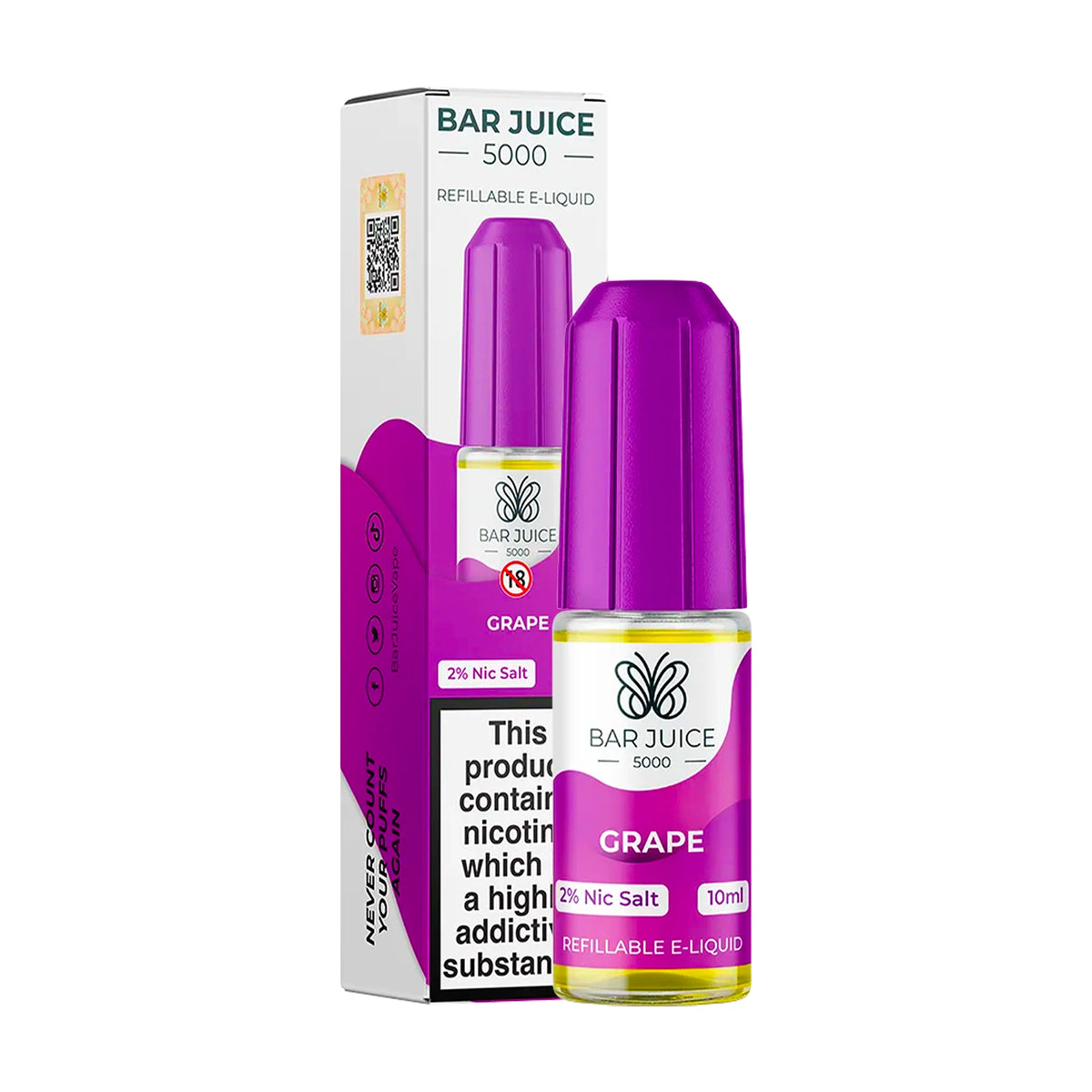 Bar Juice 5000 Grape | Buy 10ml Vape Juice Online UK