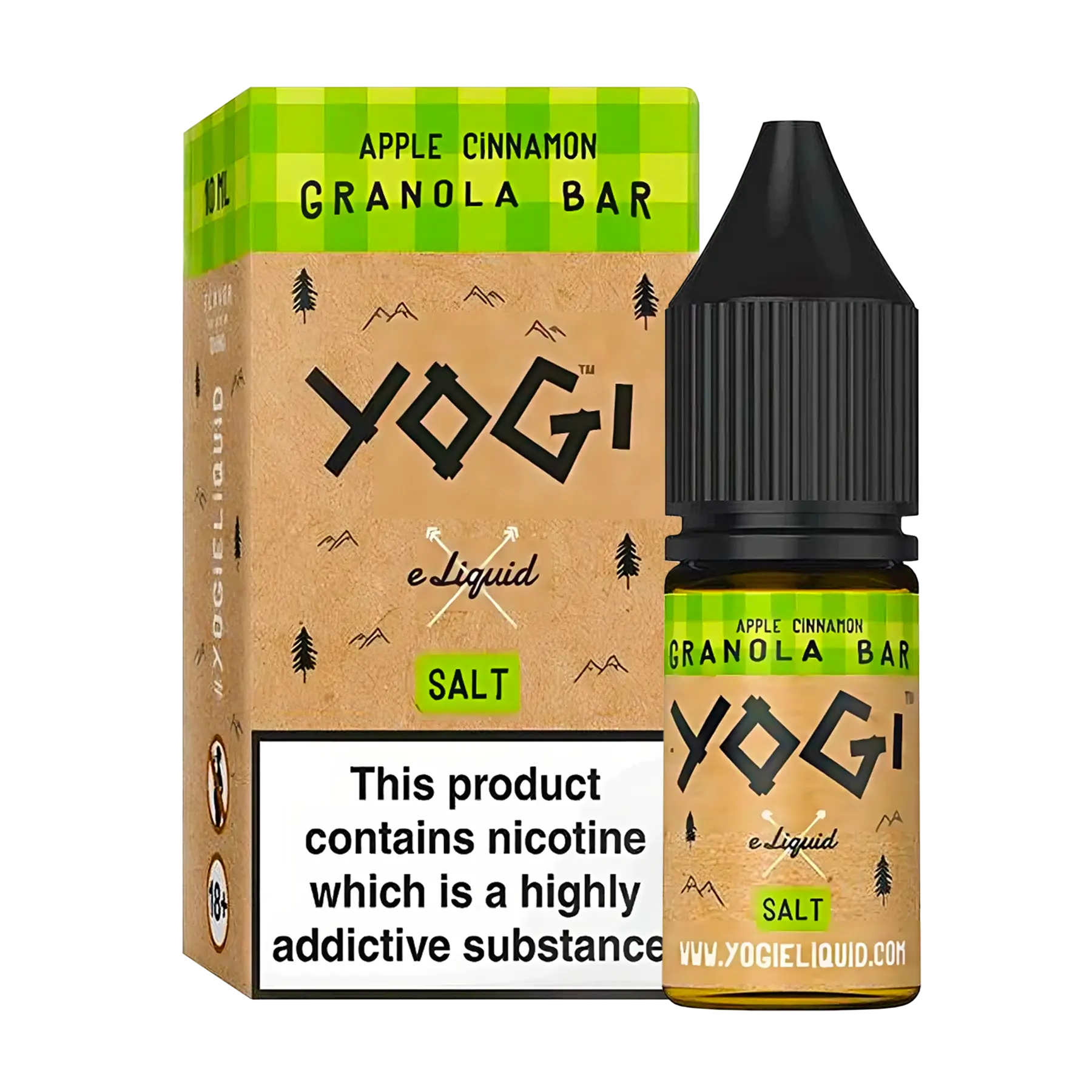 Yogi Apple Cinnamon Granola Bar Nic Salt