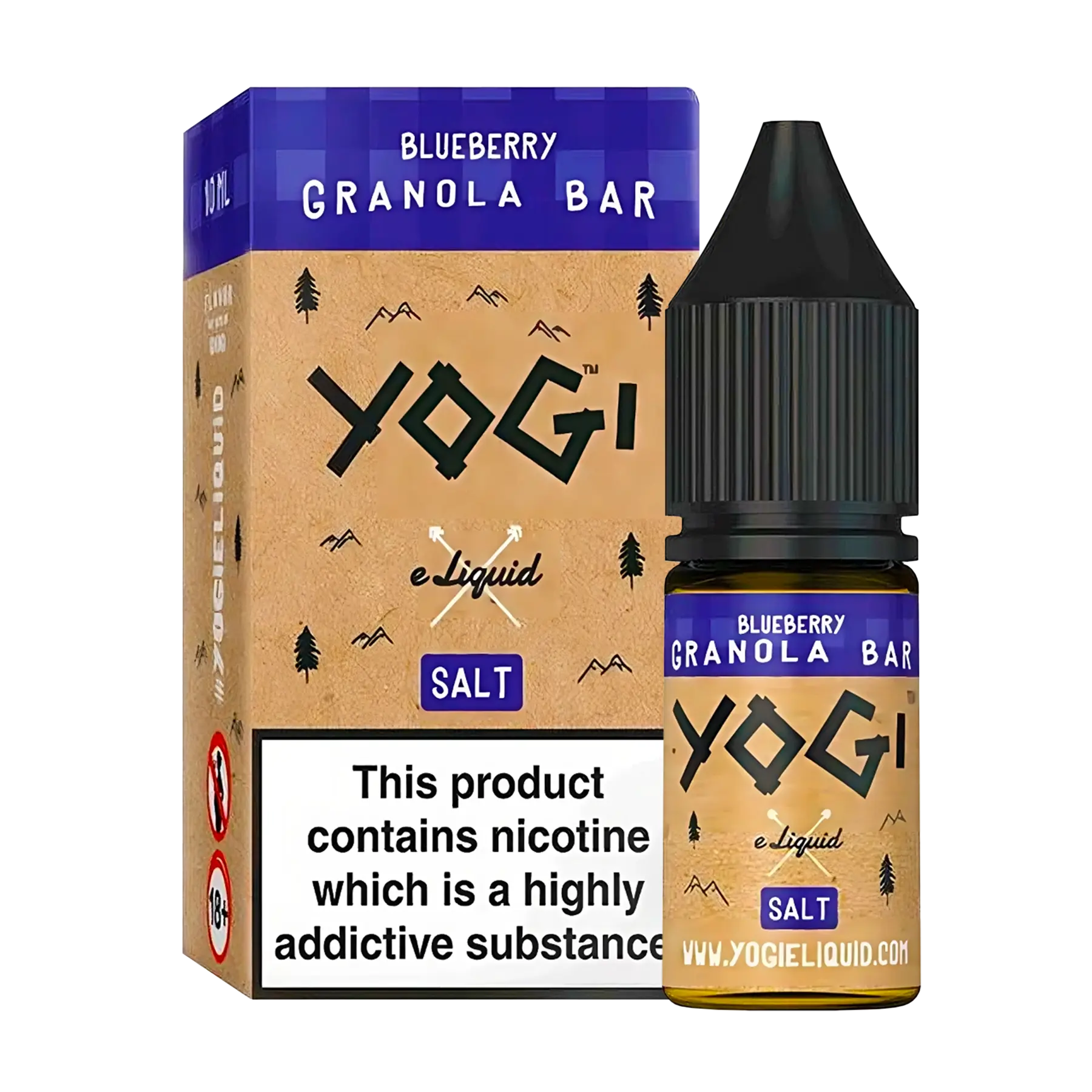 Yogi Blueberry Granola Bar Nic Salt