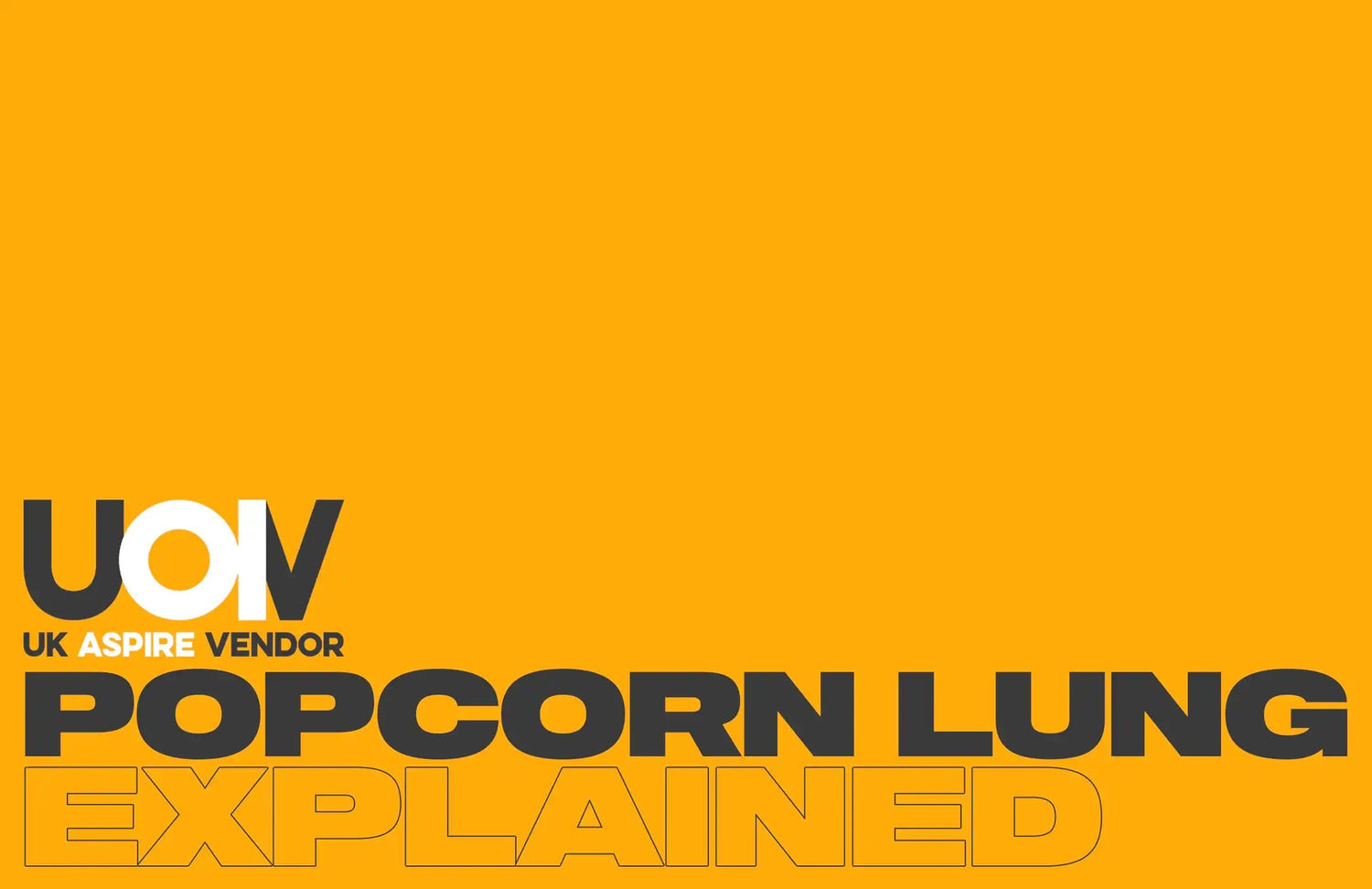 Popcorn lung, also known as bronchiolitis obliterans, is a serious respiratory condition that results in damage to the lungs. Learn how you as a vaper cannot contract it.