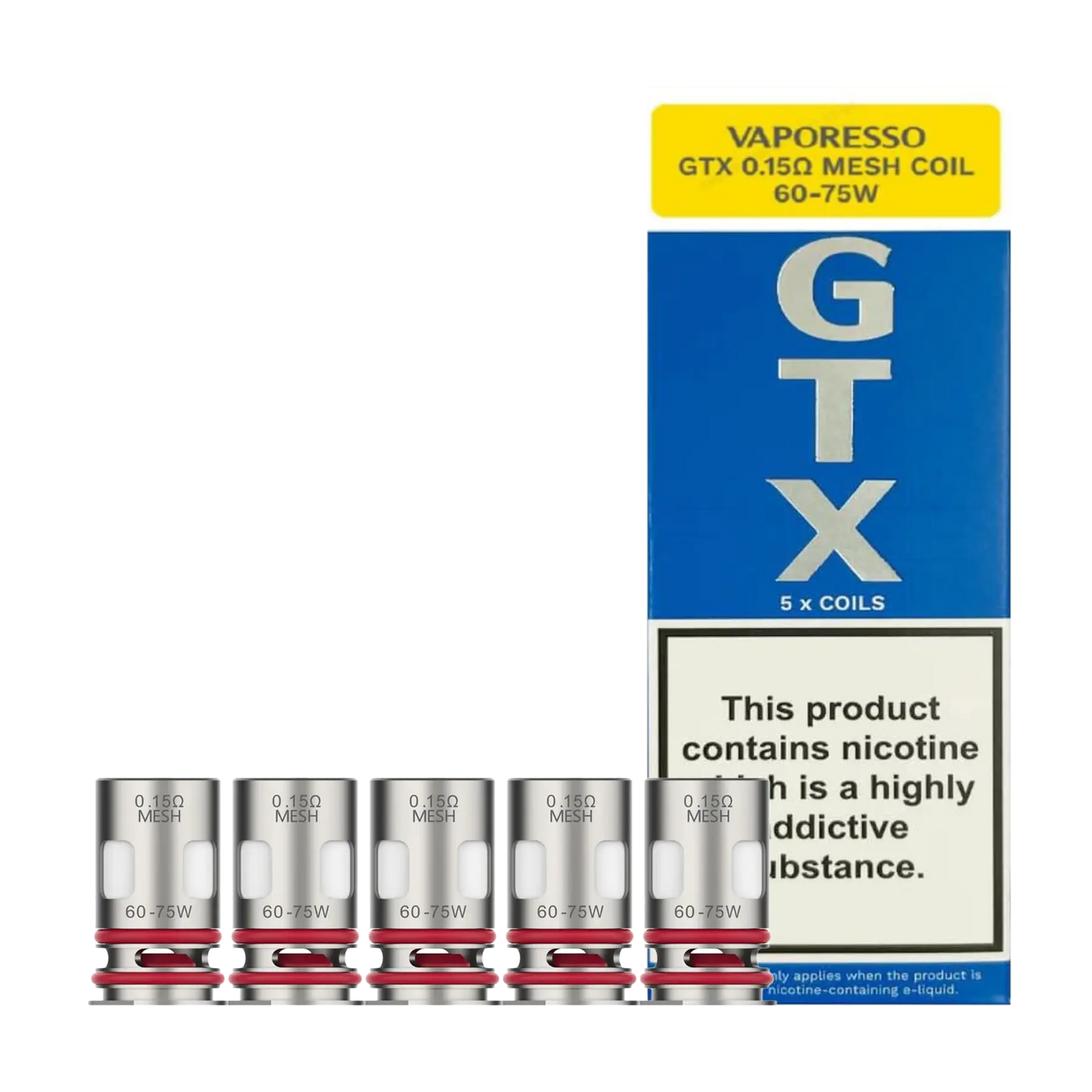 Vaporesso GTX Replacement Coils - 0.15 ohm