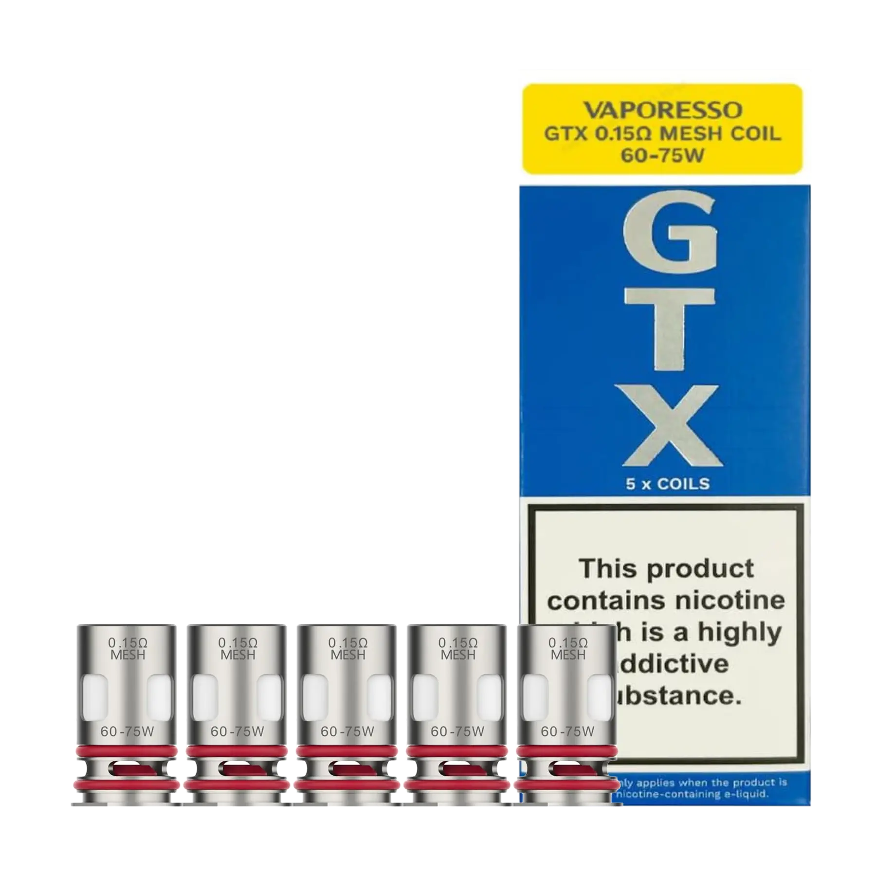 Vaporesso GTX Replacement Coils - 0.15 ohm