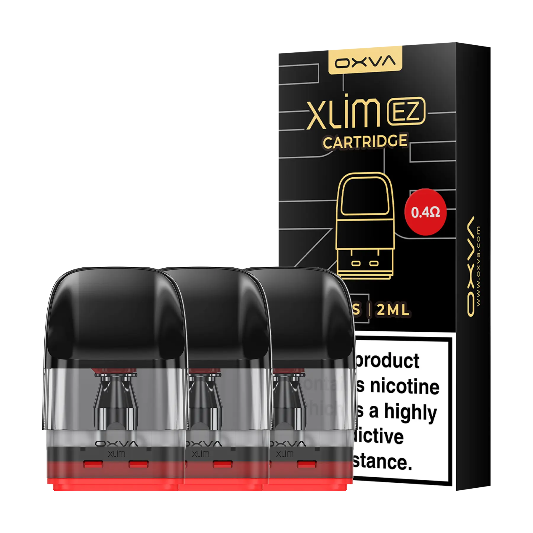 OXVA Xlim EZ Replacement Pods - 0.4 ohm 2ml