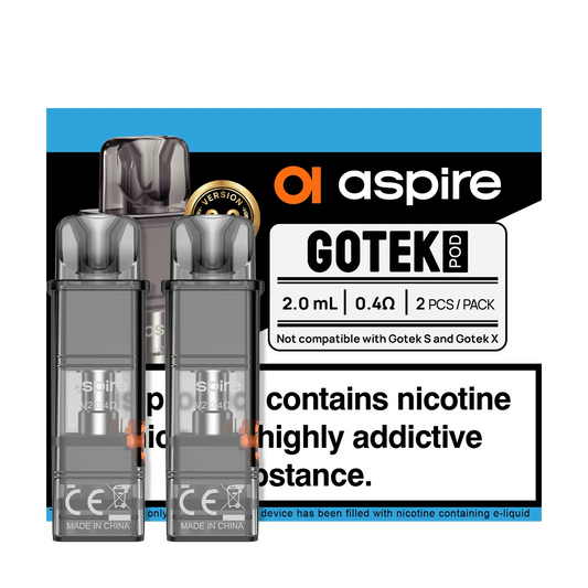 Aspire GoteK Replacement V2 Pods 2 Pack