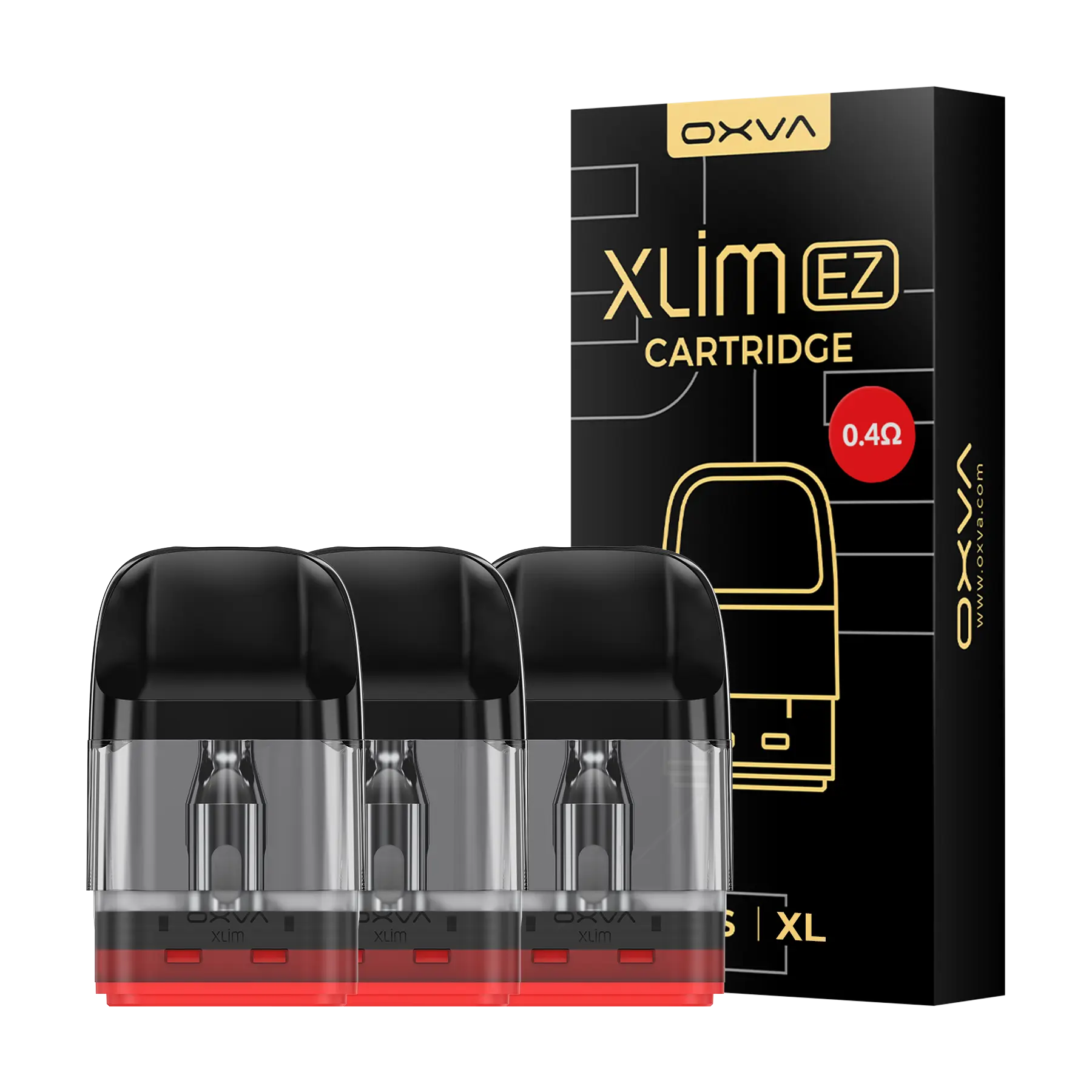 OXVA Xlim EZ Replacement Pods - 0.4 ohm XL