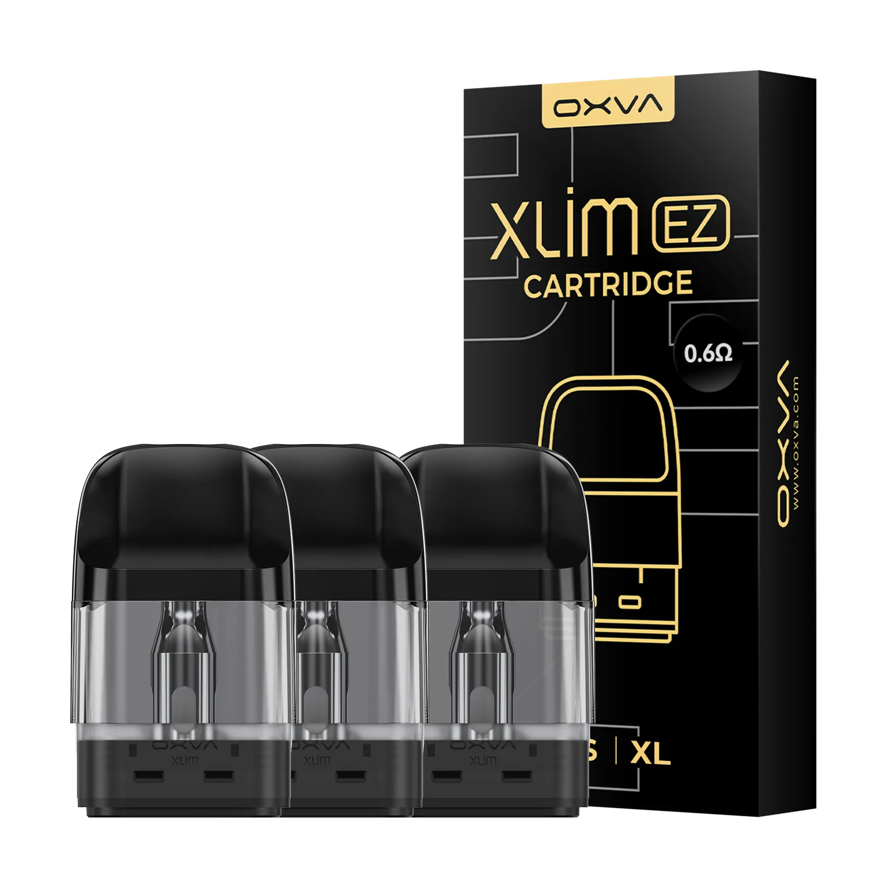 OXVA Xlim EZ Replacement Pods - 0.6 ohm XL