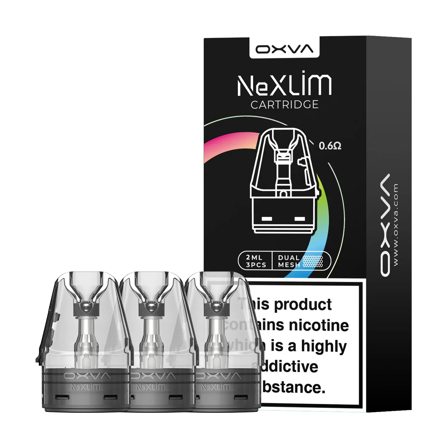 OXVA NeXlim Replacement Pods - 0.6 ohm 2ml