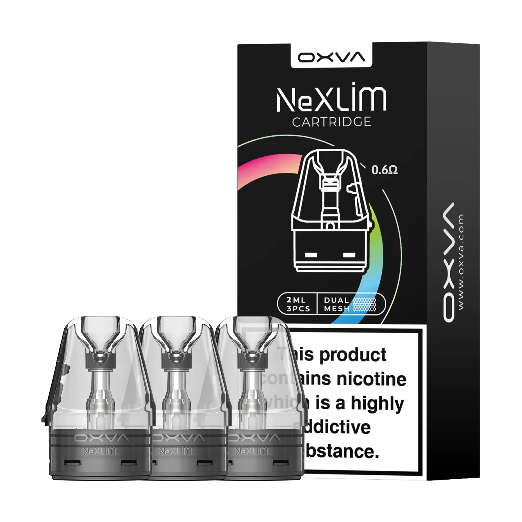 OXVA NeXlim Replacement Pods - 0.6 ohm 2ml