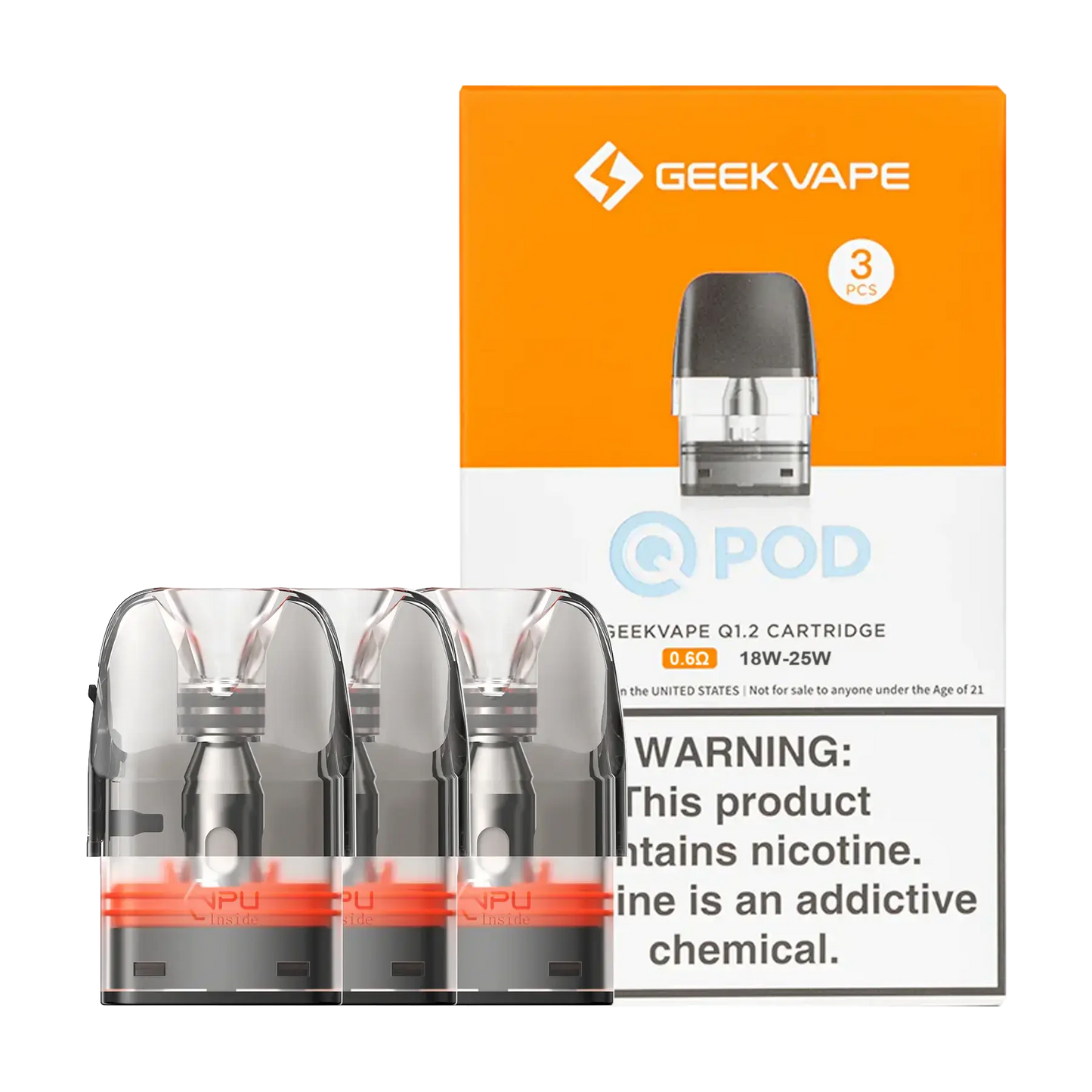 Geekvape Q Cartridge Side Fill Pod - 0.6 ohm