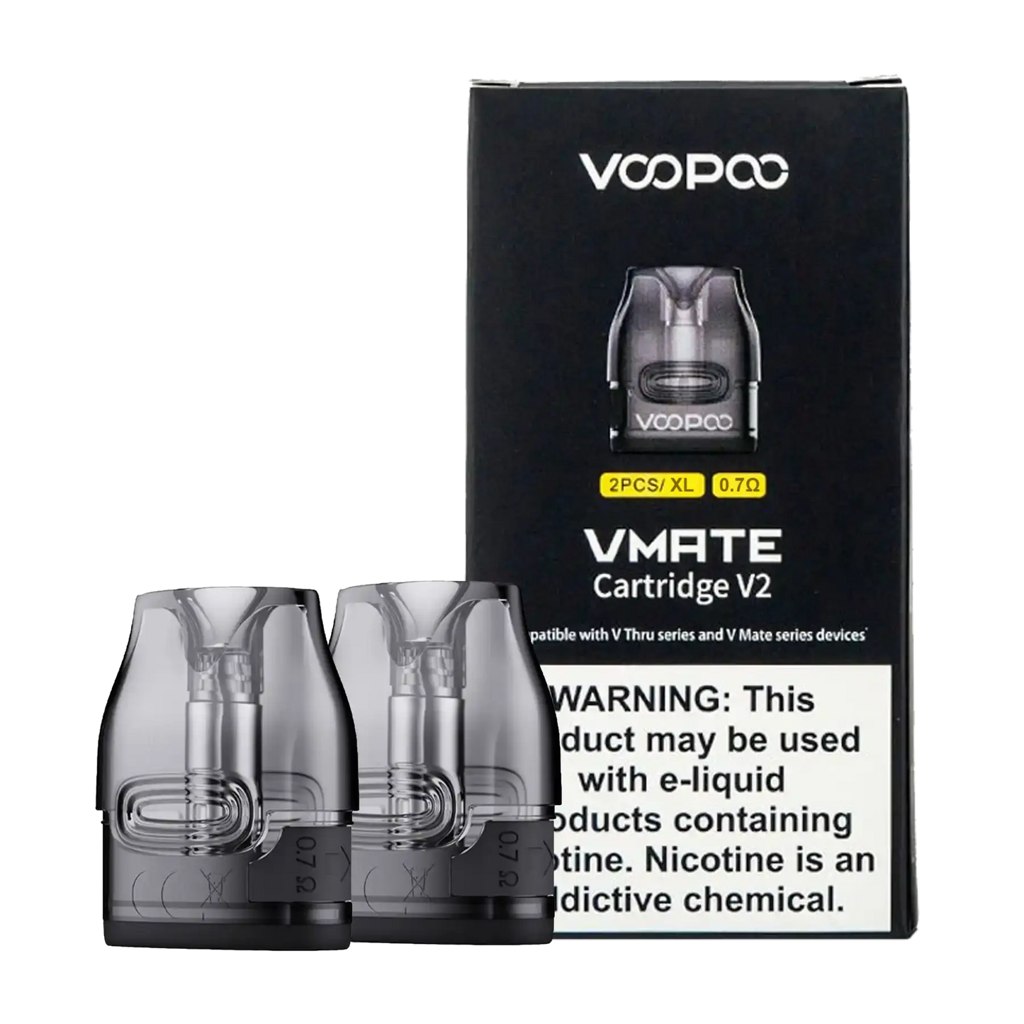 Voopoo Vmate V2 Replacement Pods - 0.7 ohm XL