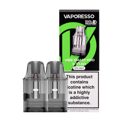 Vaporesso Vibe Dual Smart Replacement Pods - 0.7 & 1.0 ohm