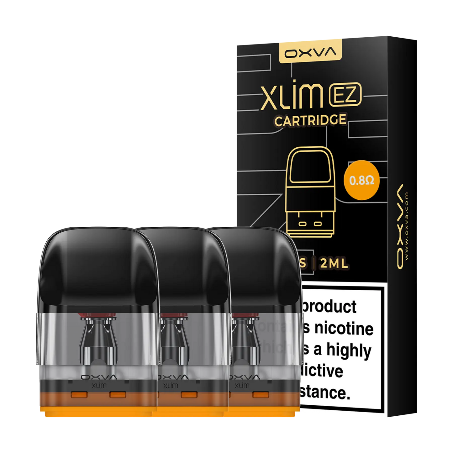 OXVA Xlim EZ Replacement Pods - 0.8 ohm 2ml