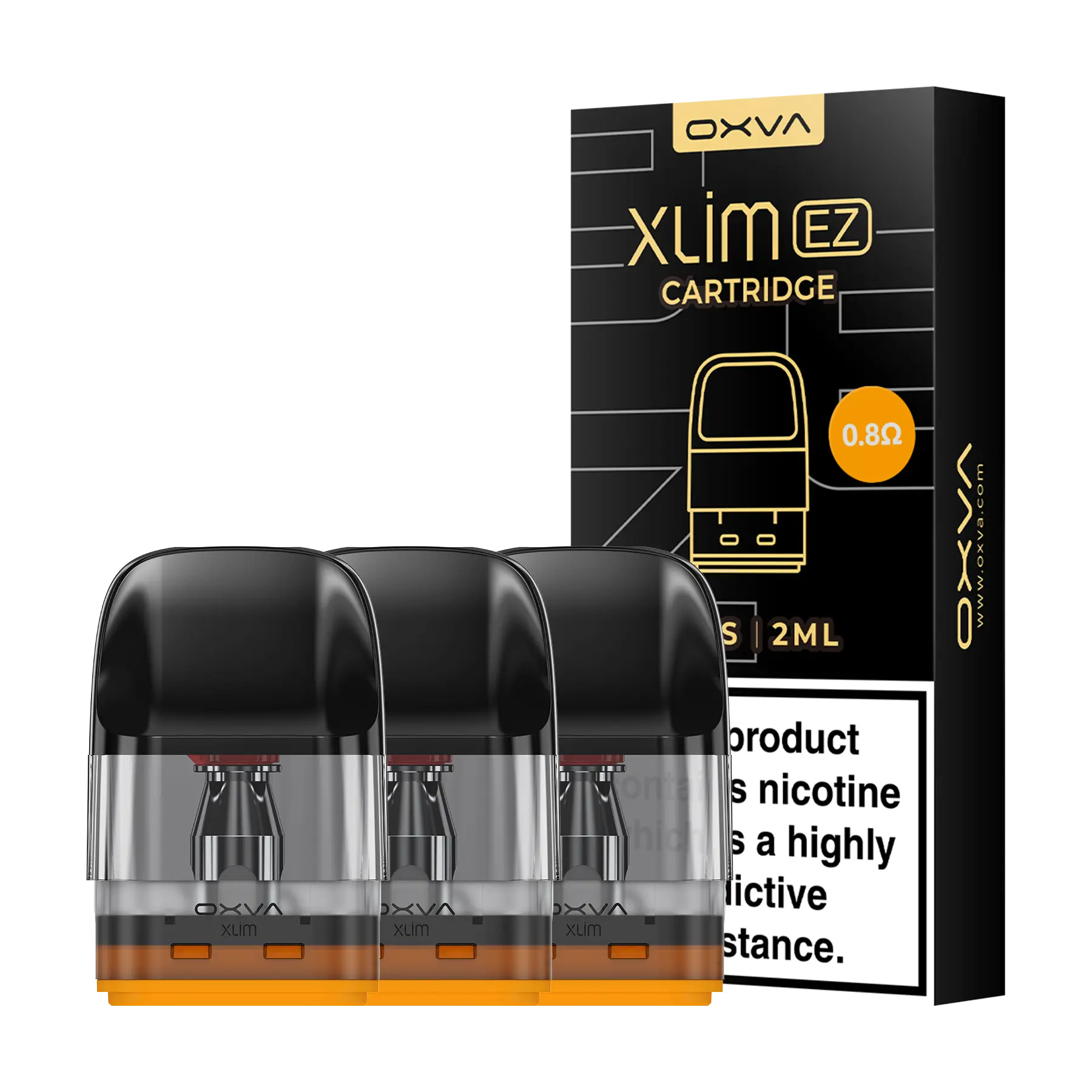 OXVA Xlim EZ Replacement Pods - 0.8 ohm 2ml