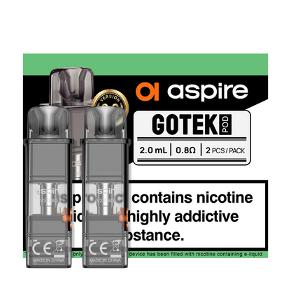 Aspire GoteK Replacement V2 Pods 2 Pack