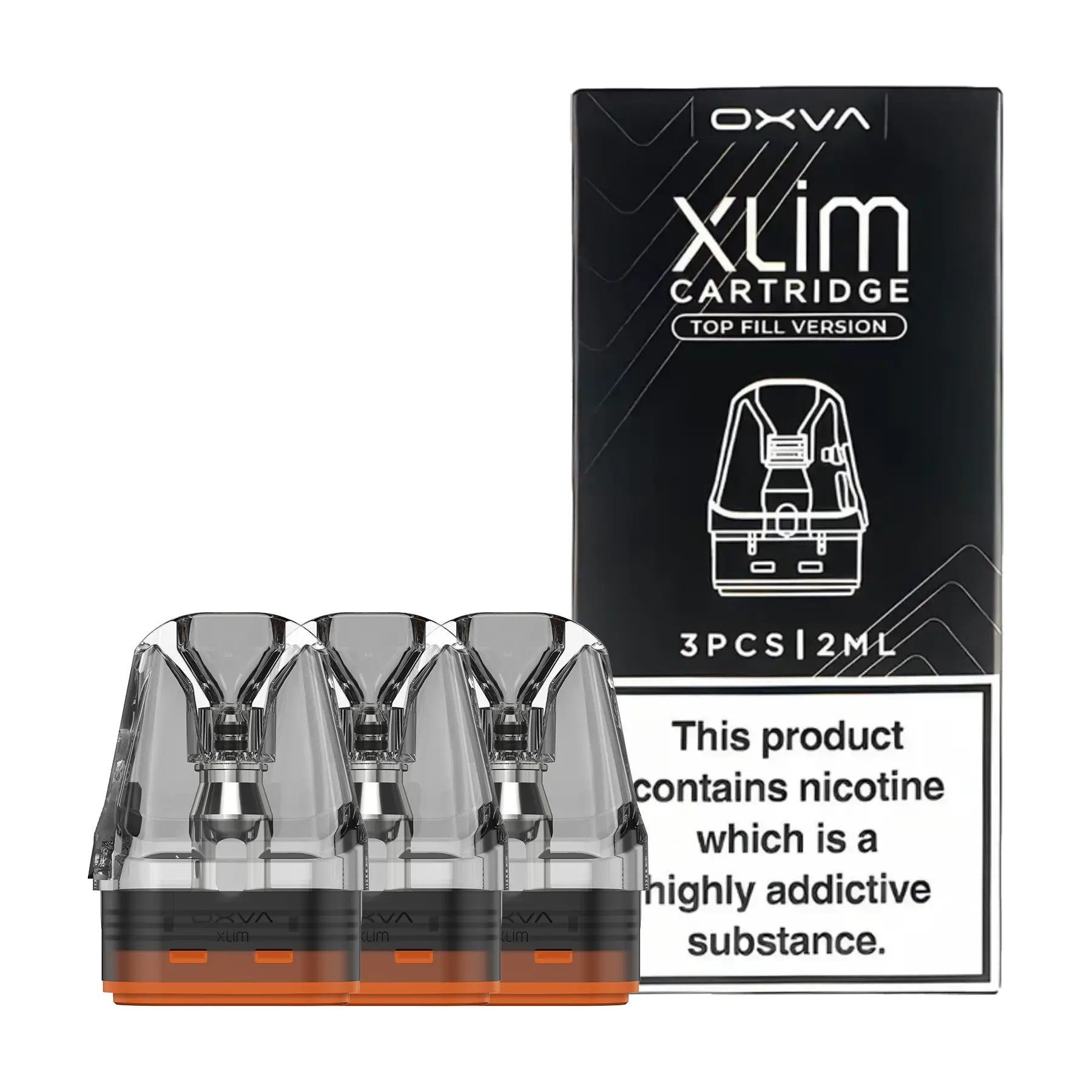 OXVA Xlim V3 Top Fill Pods - 0.8 ohm SS