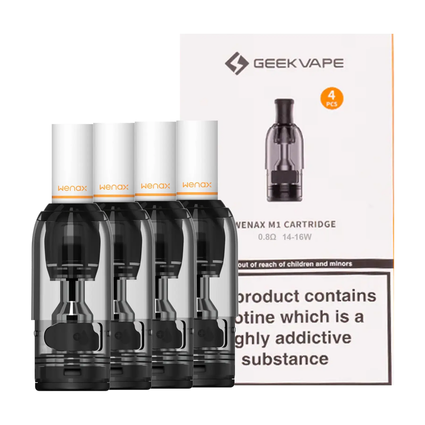 Geekvape Wenax M1 Filter Pods - 0.8 ohm