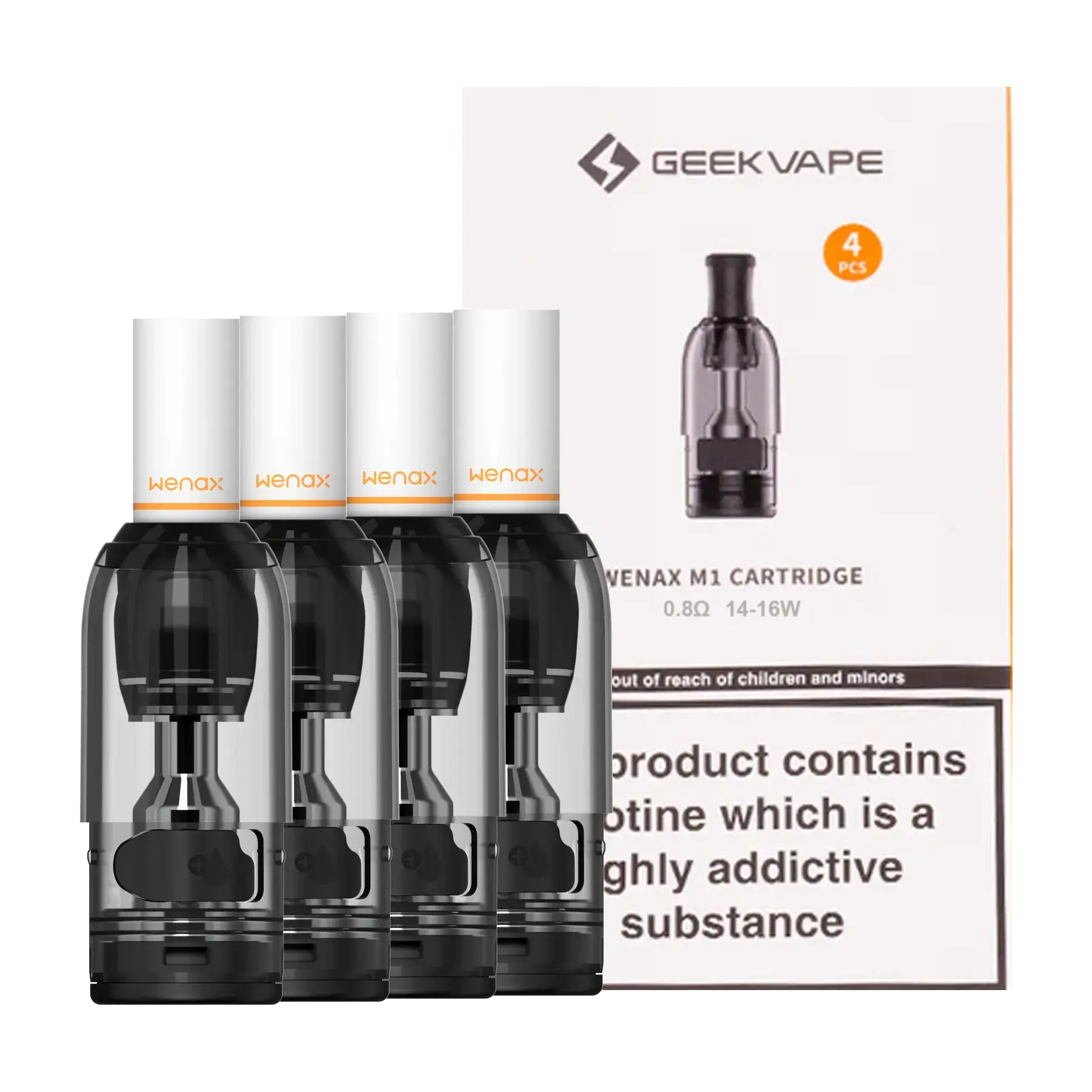 Geekvape Wenax M1 Filter Pods - 0.8 ohm