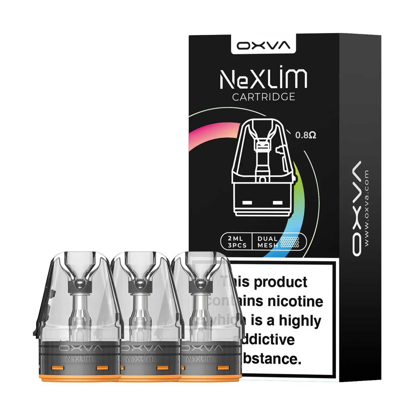 OXVA NeXlim Replacement Pods - 0.8 ohm 2ml