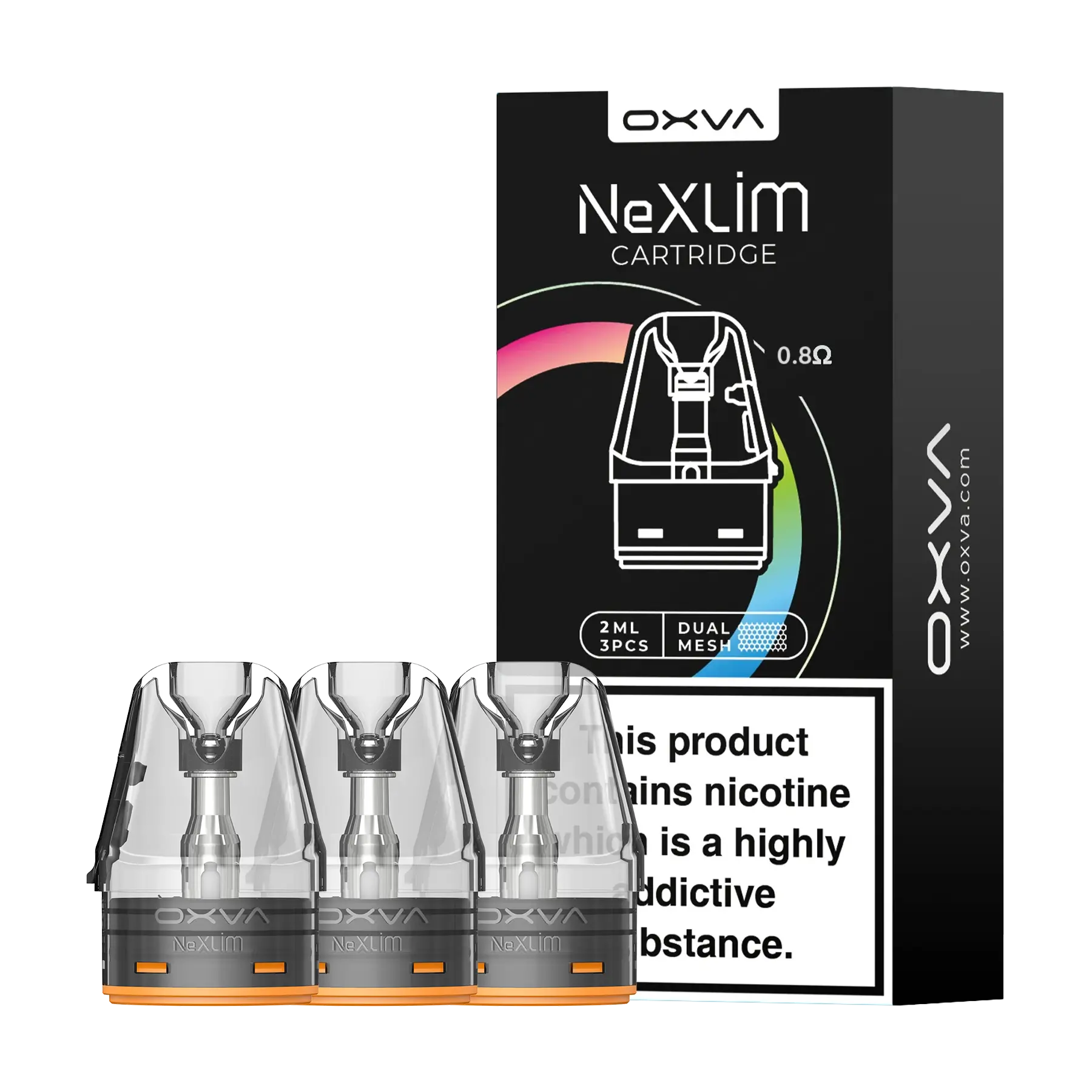 OXVA NeXlim Replacement Pods - 0.8 ohm 2ml