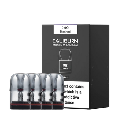Uwell Caliburn G3 Refillable Pods - 0.9 ohm