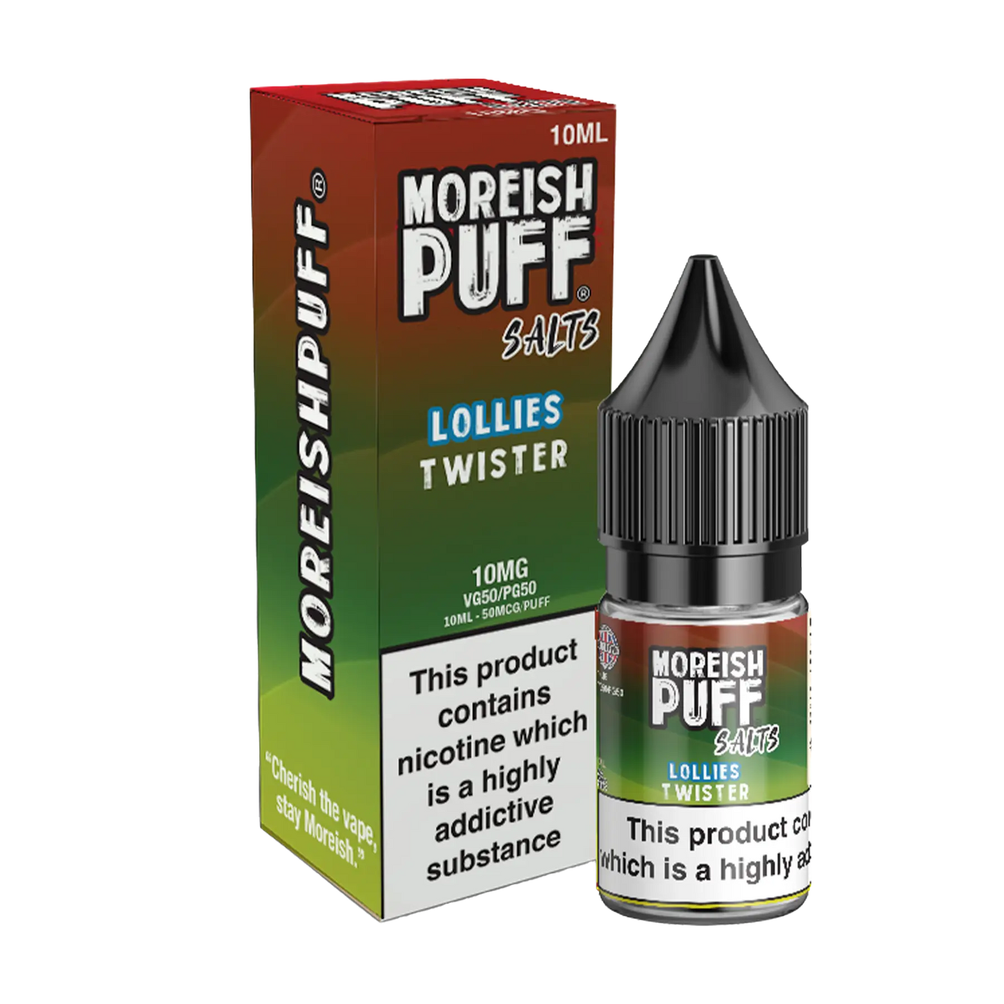 Moreish Puff 10ml Nicotine Salt - Twister