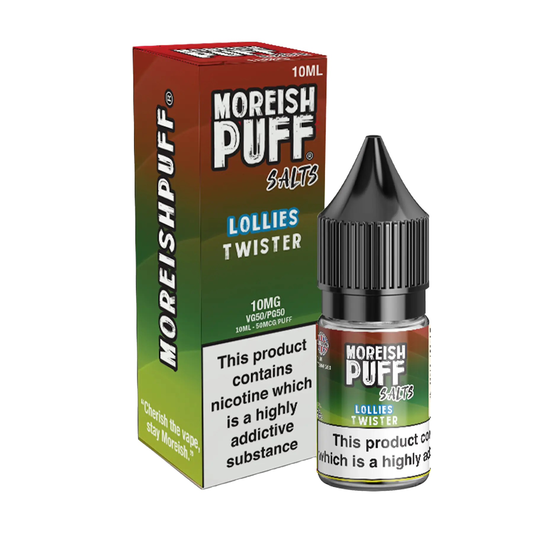 Moreish Puff 10ml Nicotine Salt - Twister