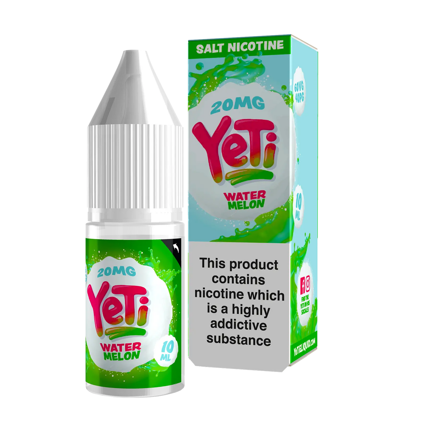 Yeti 10ml Nicotine Salt - Watermelon
