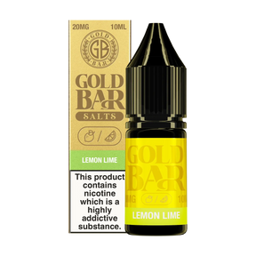 Gold Bar - Lemon Lime 10ml E Liquid Nicotine Salt