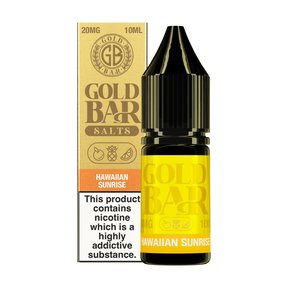 Gold Bar - Hawaiian Sunrise 10ml E Liquid Nicotine Salt