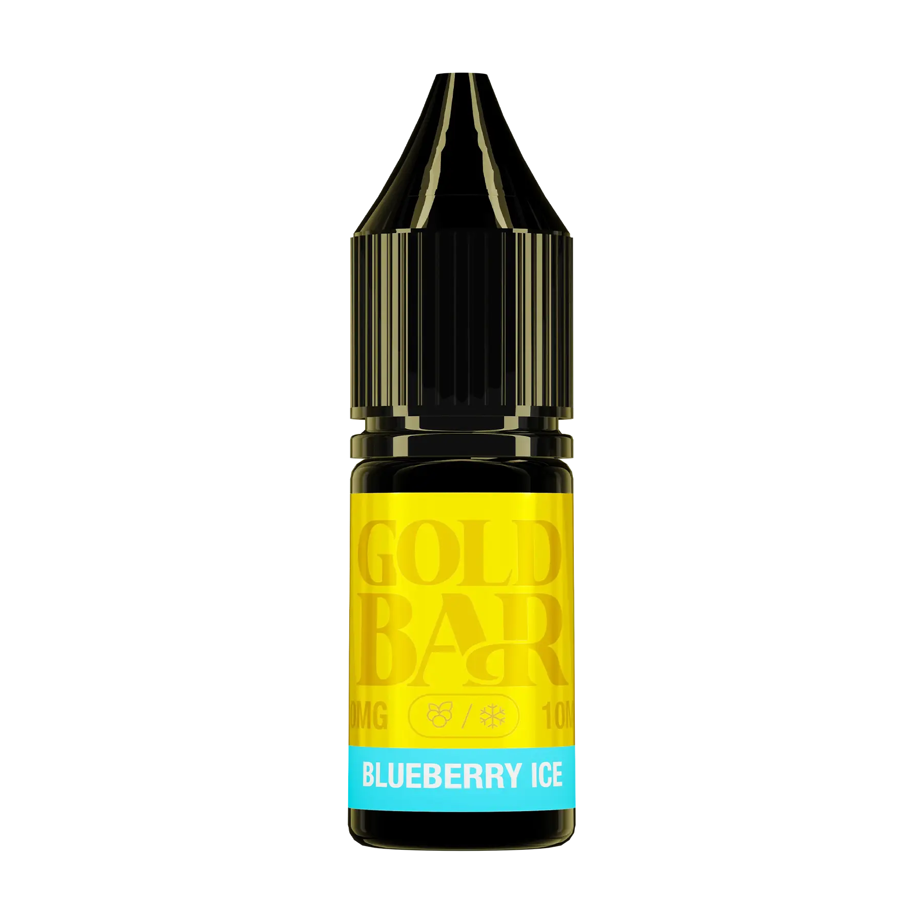 Gold Bar - Blueberry Ice 10ml E Liquid Nicotine Salt