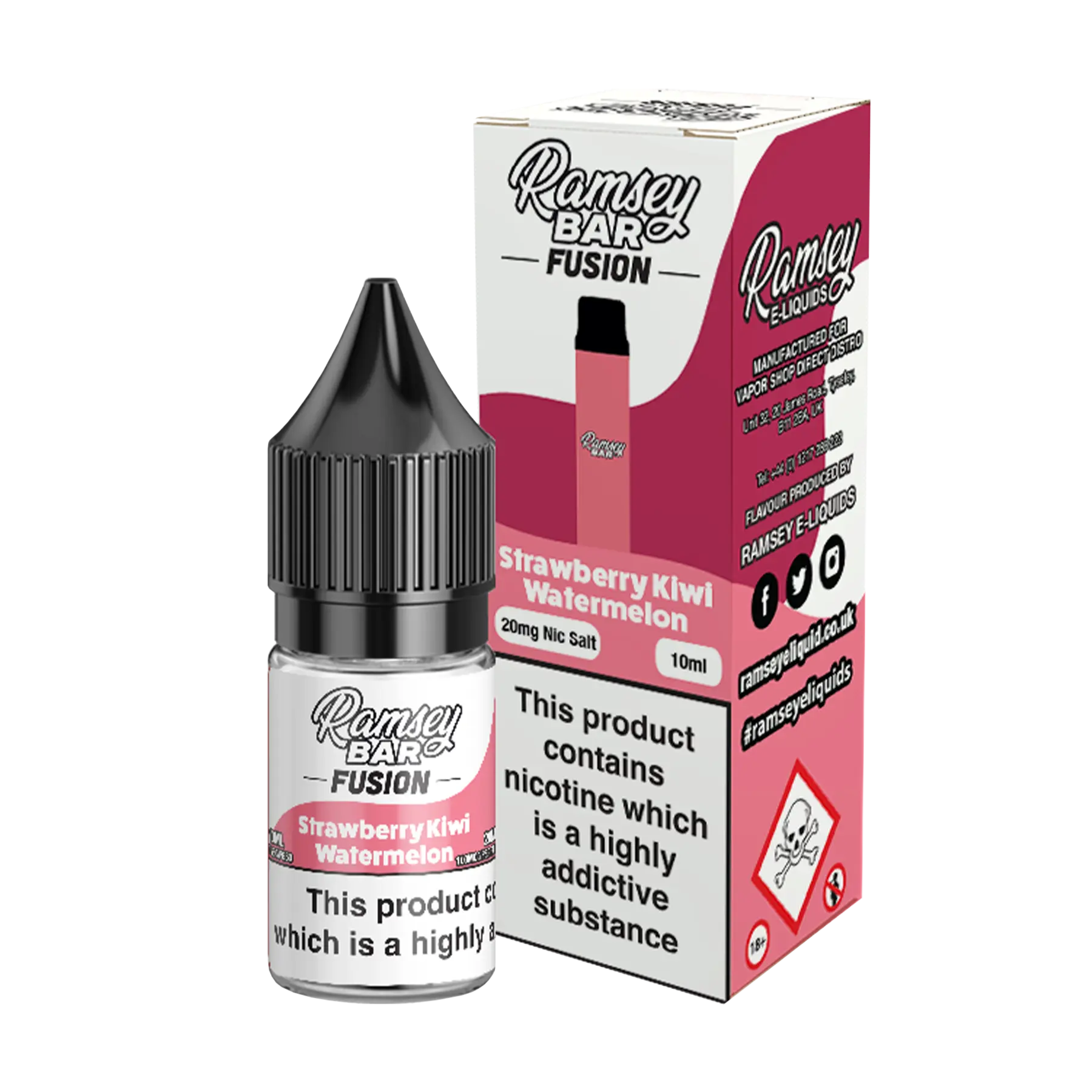 Ramsey Bar Fusion - 10ml E Liquid Nicotine Salt
