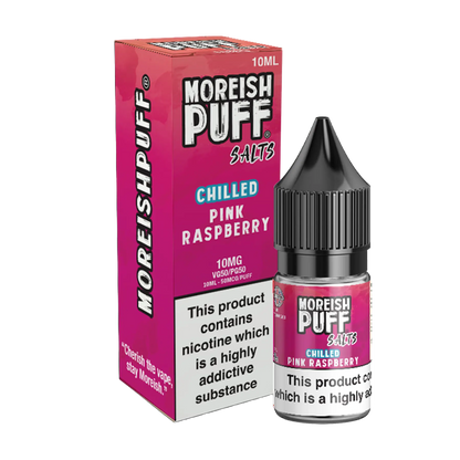 Moreish Puff 10ml Nicotine Salt - Pink Raspberry