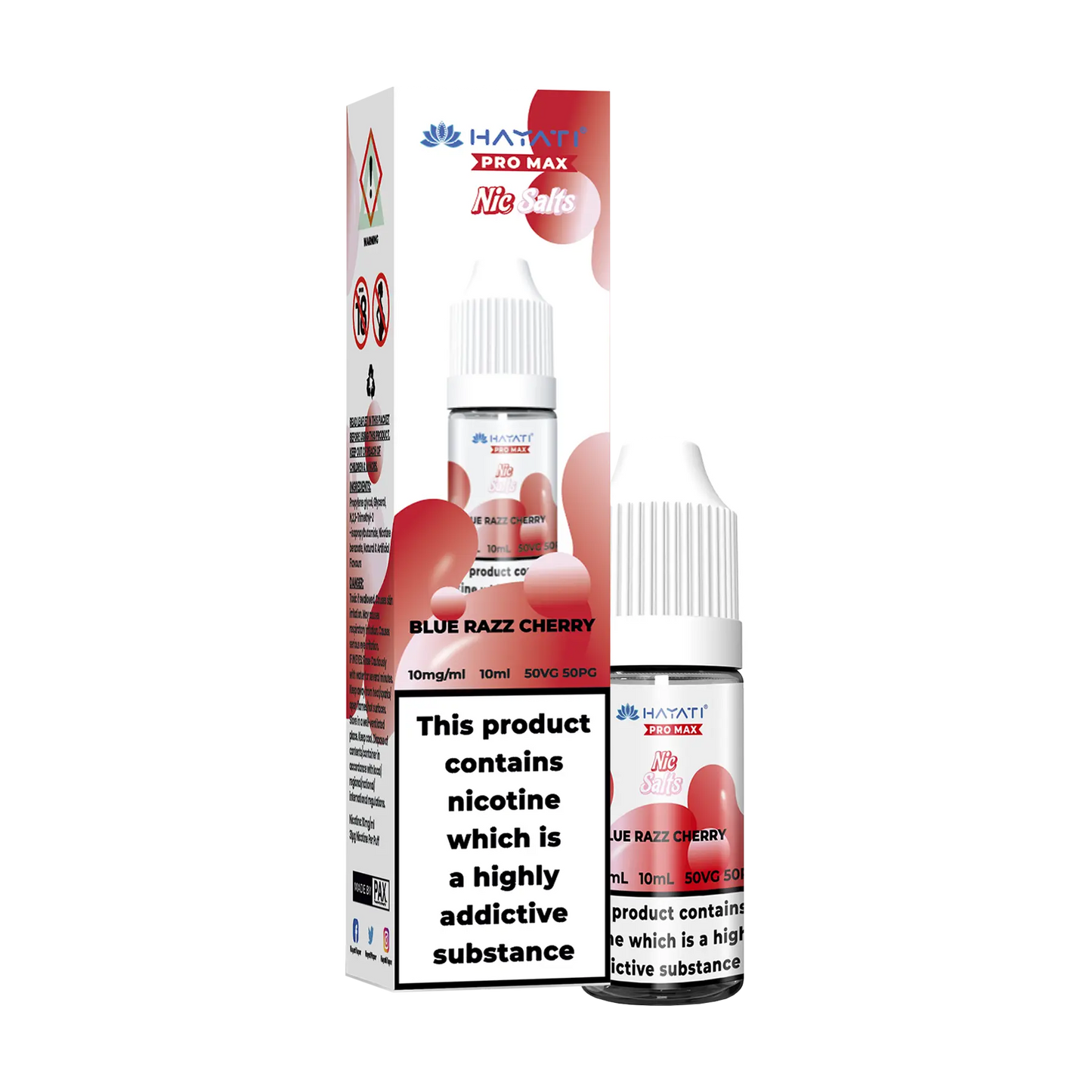 Hayati Pro Max 10ml Nicotine Salt - Blue Razz Cherry