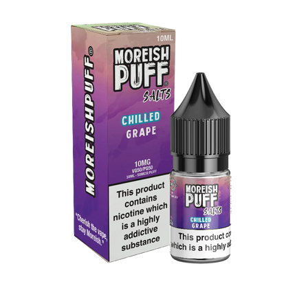 Moreish Puff 10ml Nicotine Salt - Chilled Grape