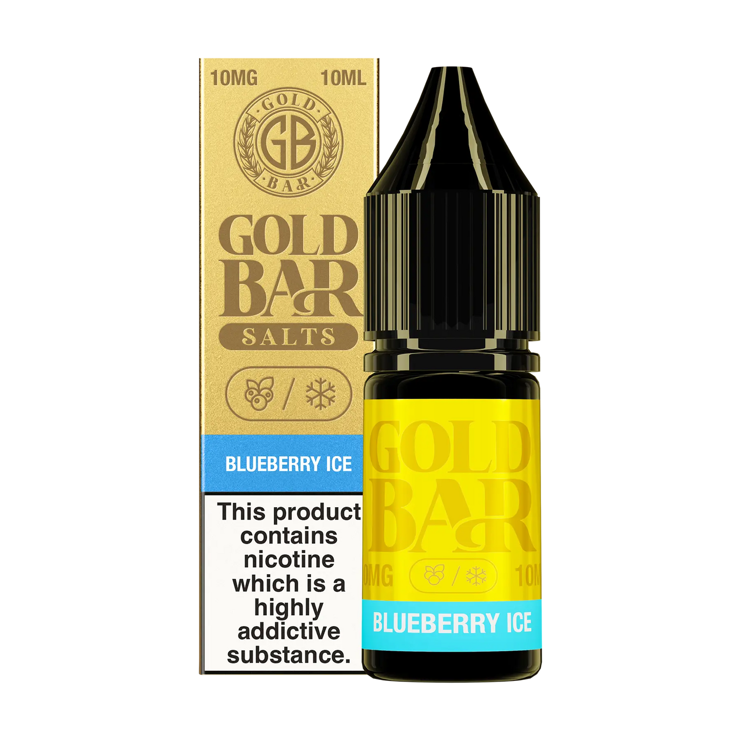 Gold Bar 10ml E Liquid Nicotine Salt